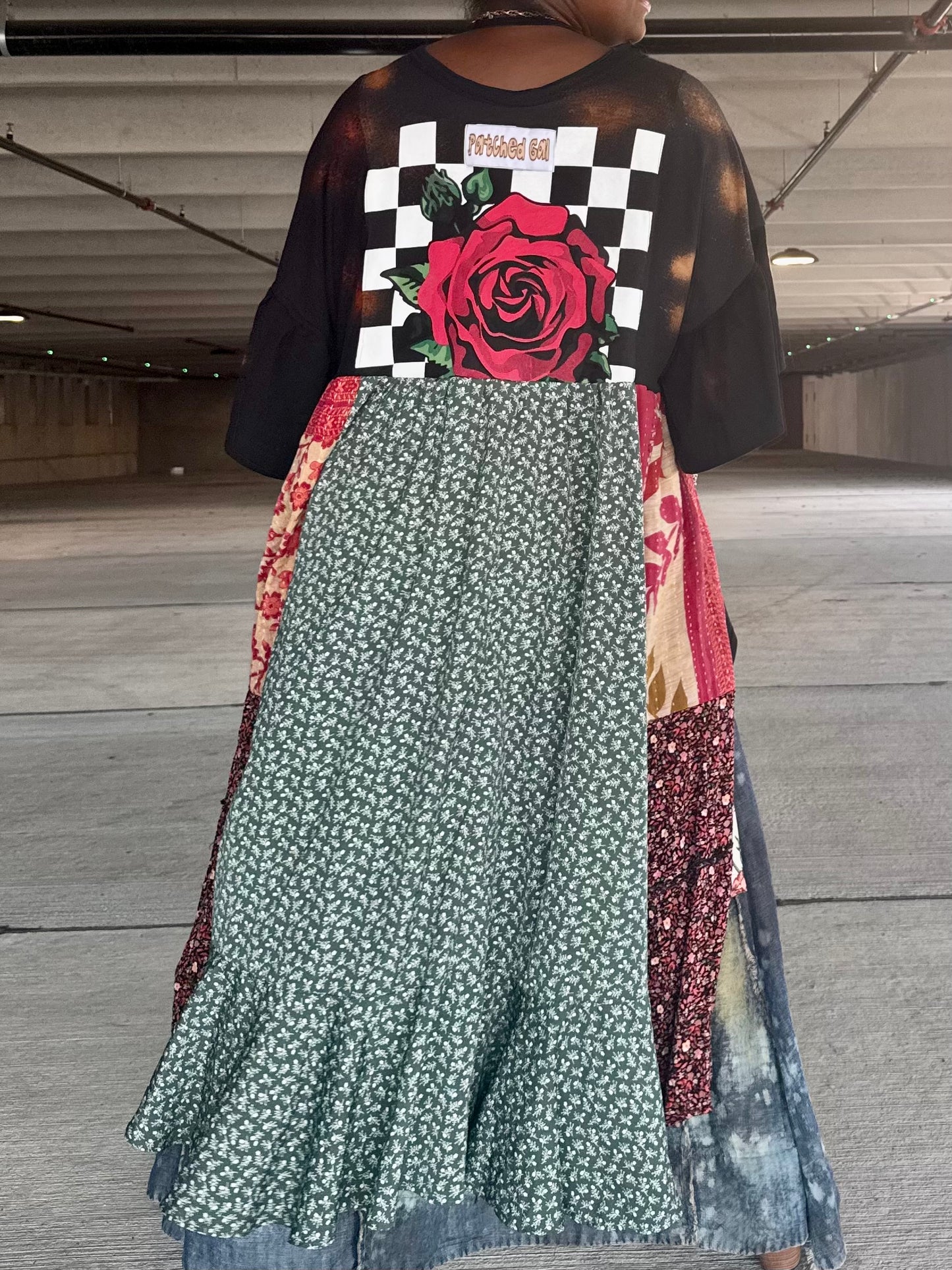 Extra Small-1XL Rose Maxi Tee