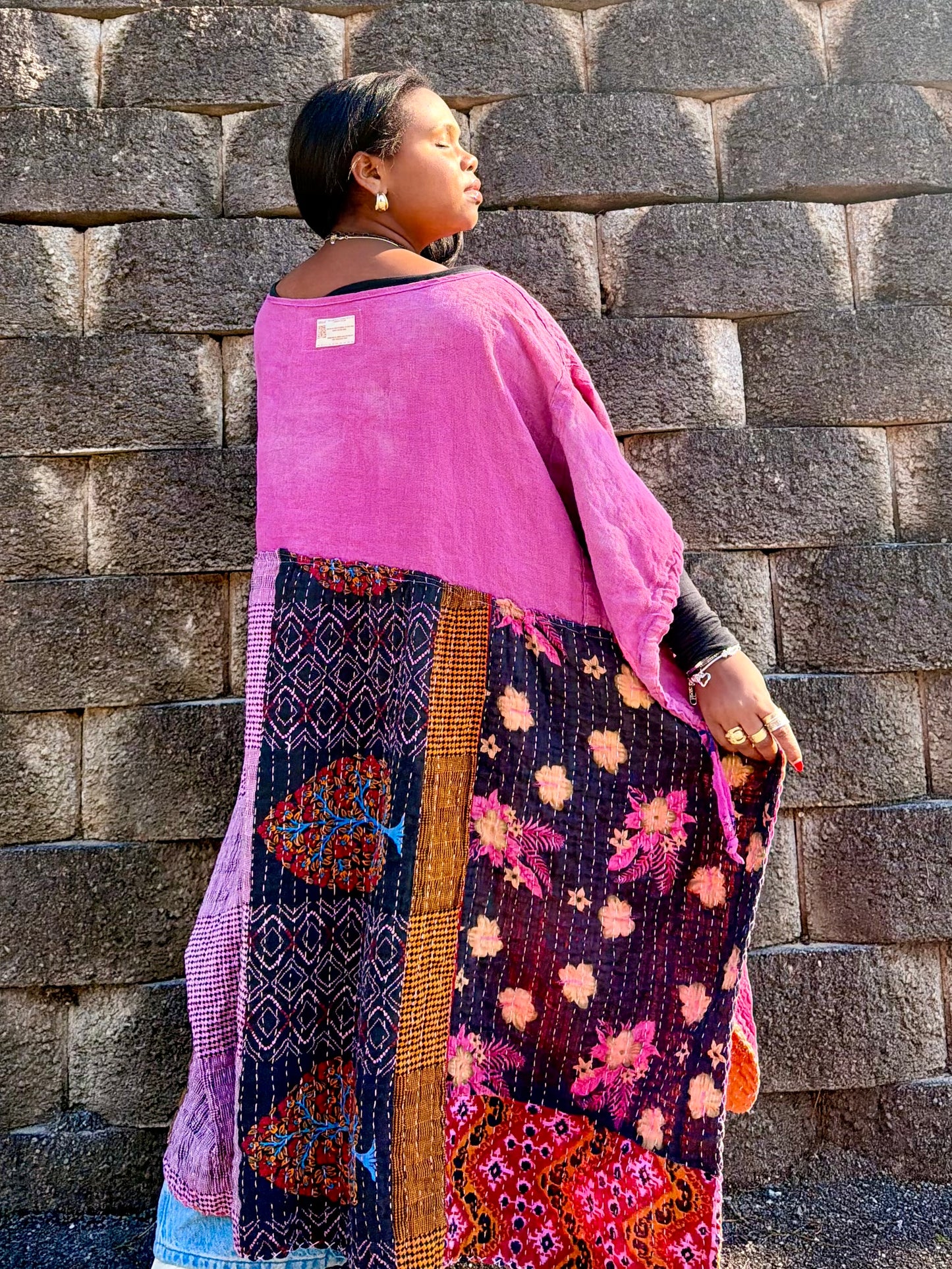 1XL-5XL Kantha Maxi Tee