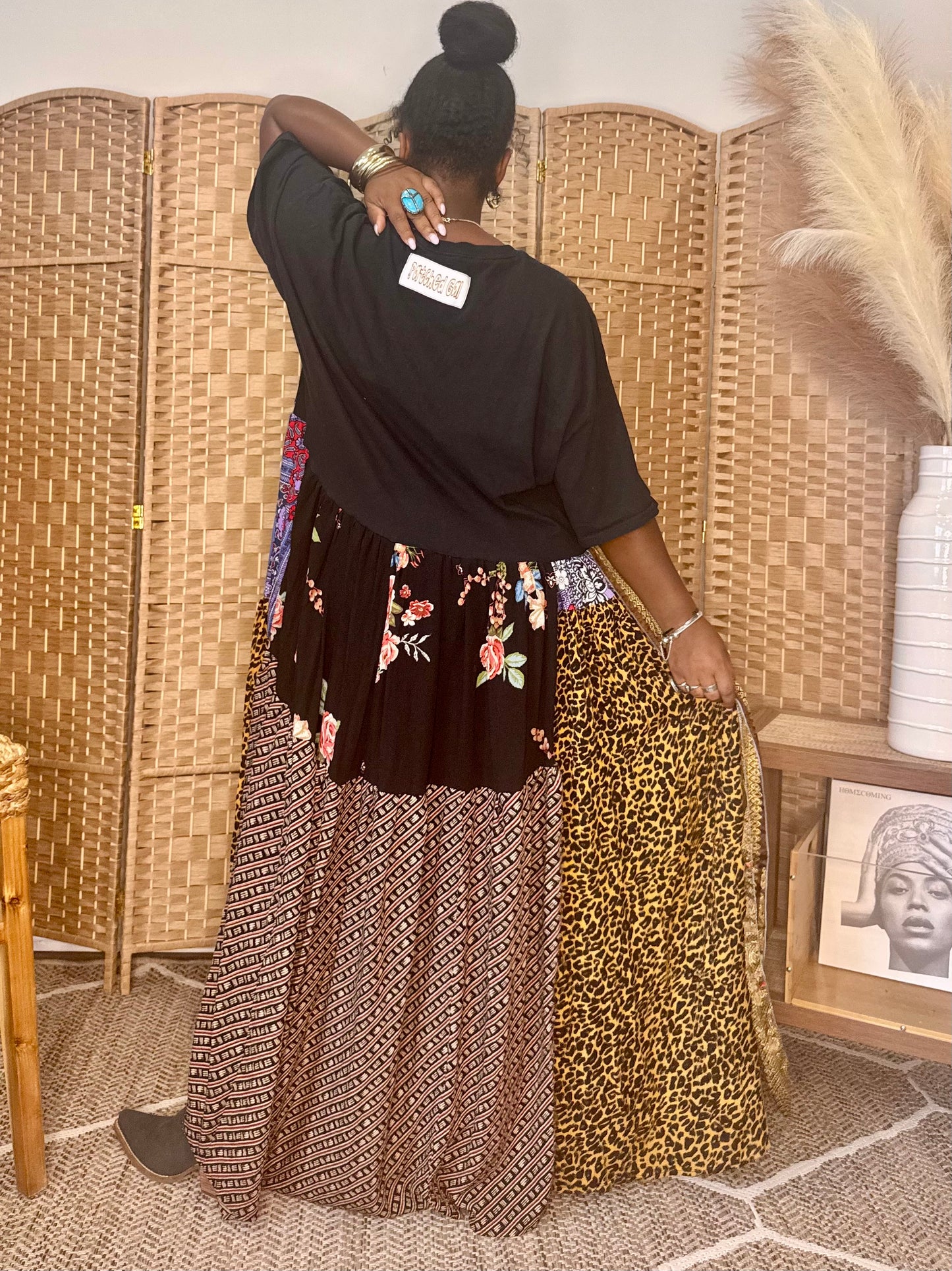 Large-3XL Purple Rain Maxi Tee