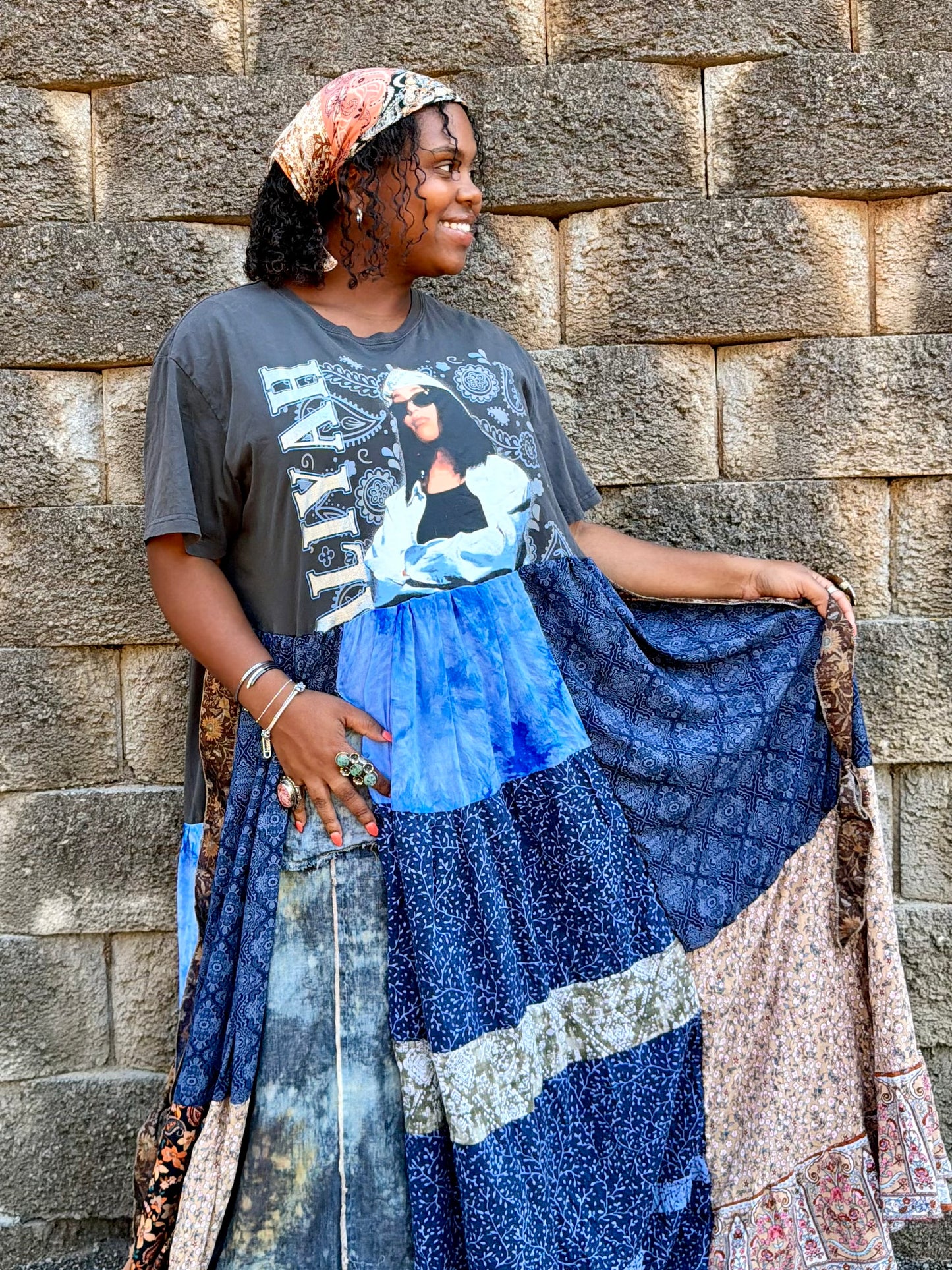 Large- 3XL Aaliyah Maxi Tee