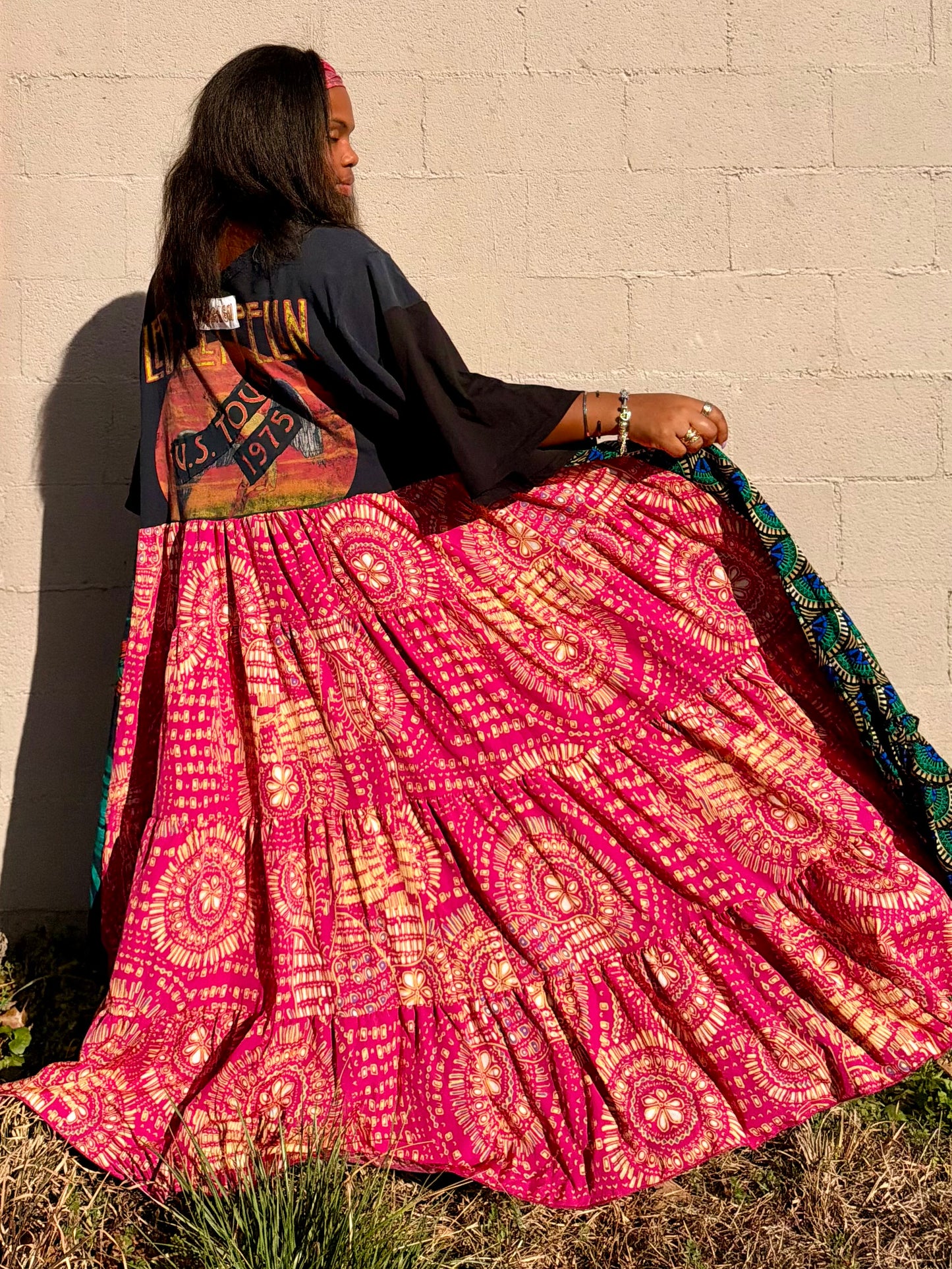 Extra Large-4XL Led Zeppelin High Low Swing Tee