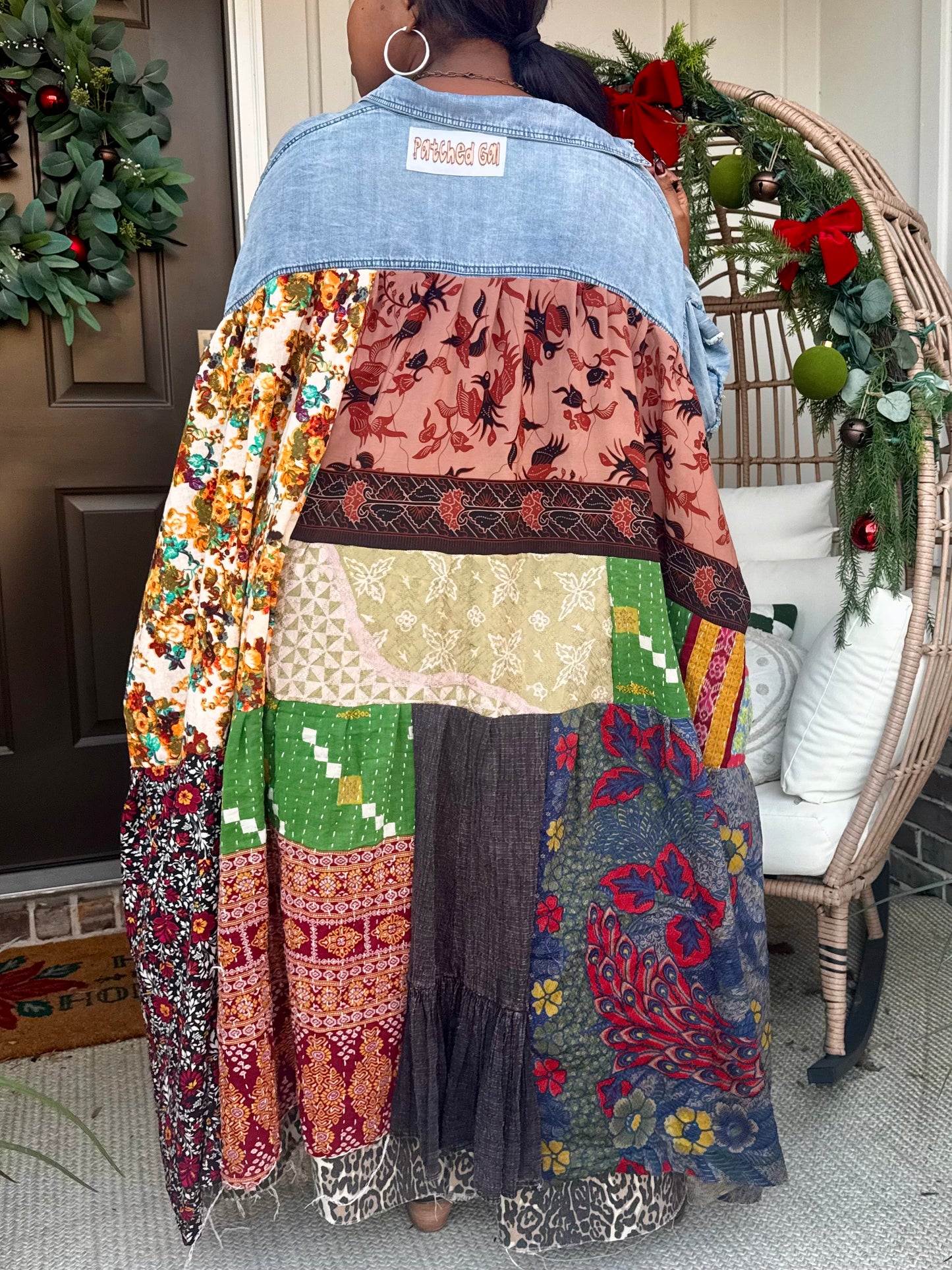 Small-2XL Denim Duster