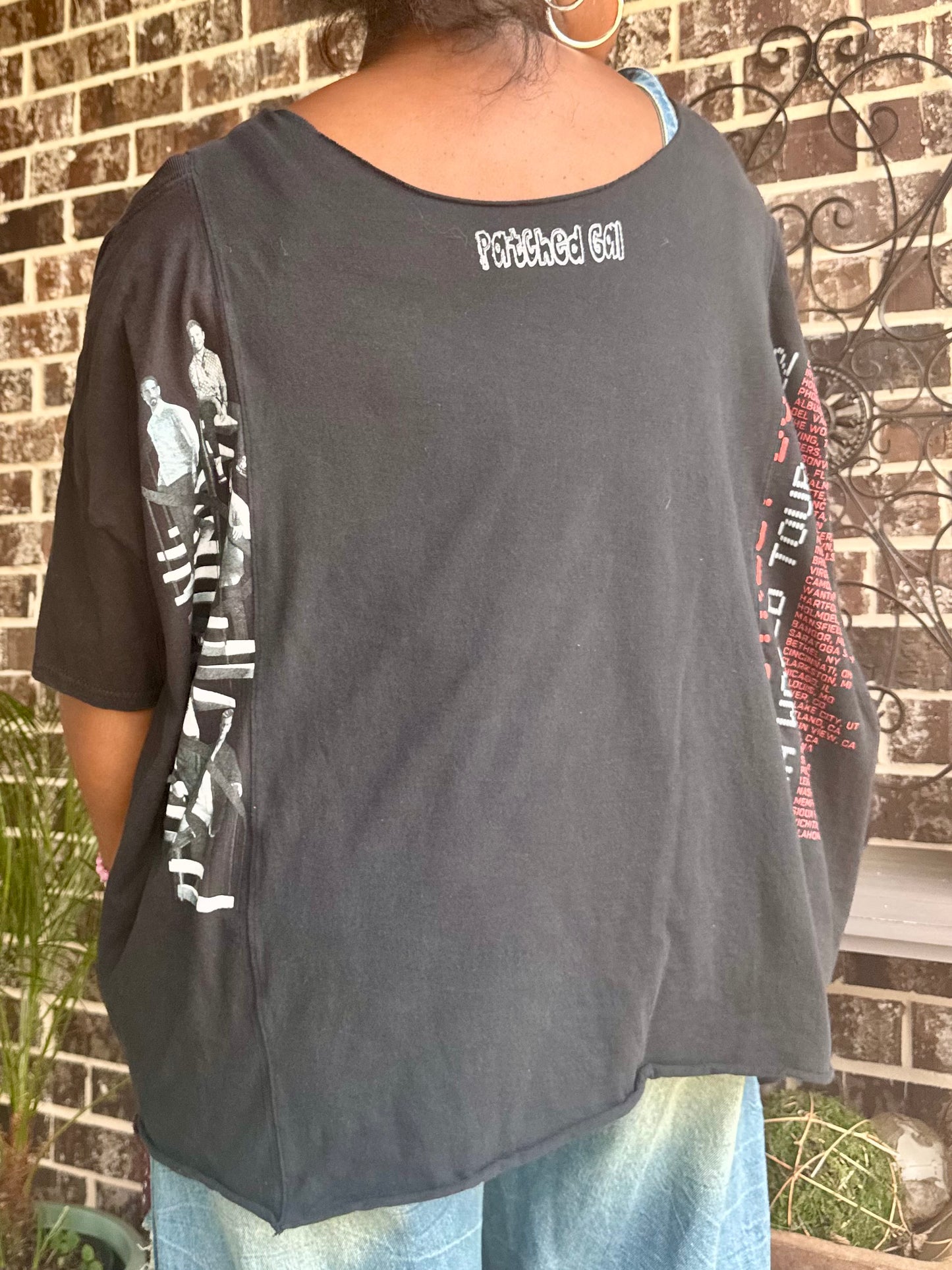 XXS-Extra Large Backstreet Boys Cold Shoulder Graphic Tee