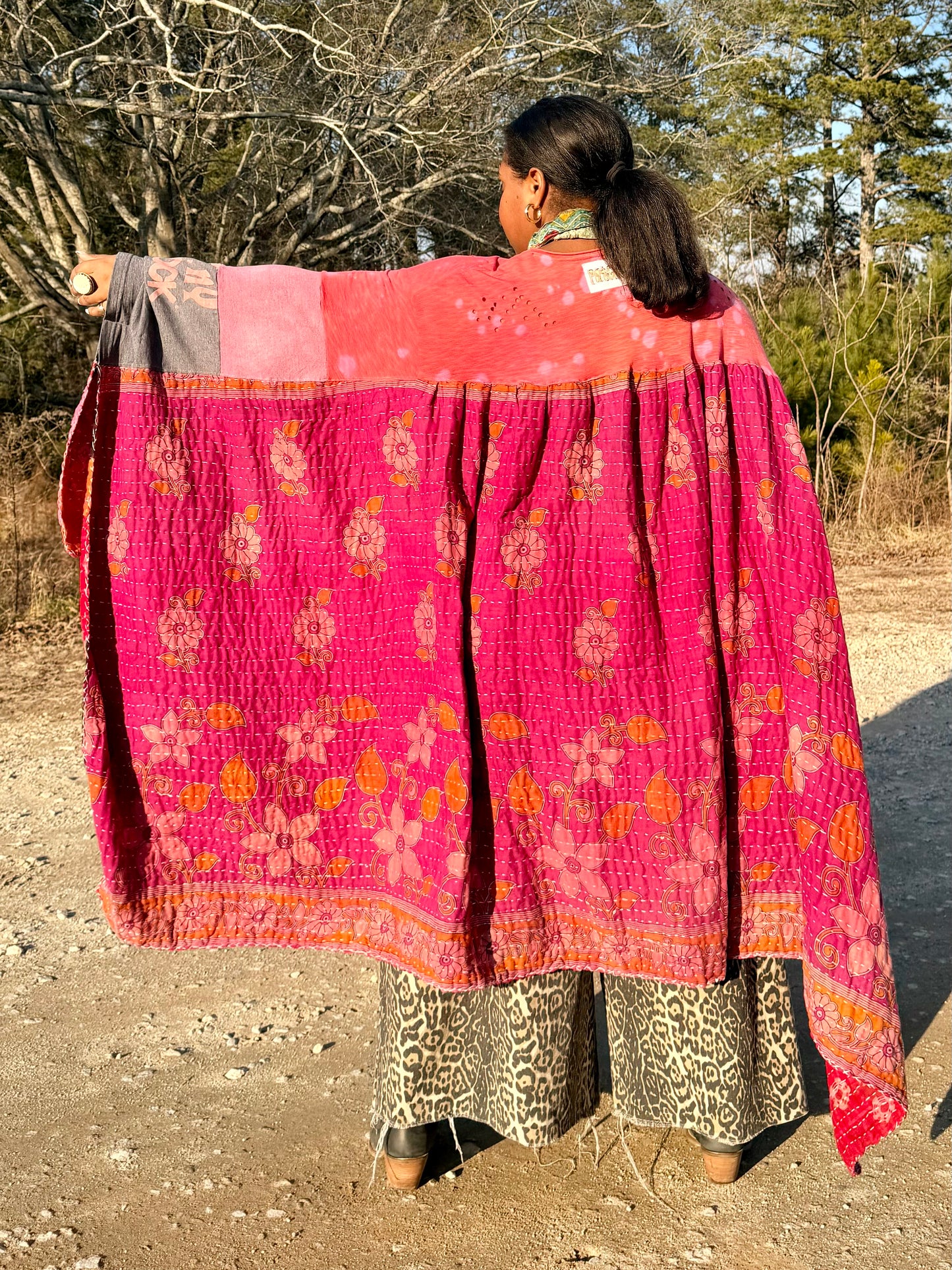 Medium-4XL Peace Swing Maxi Tee