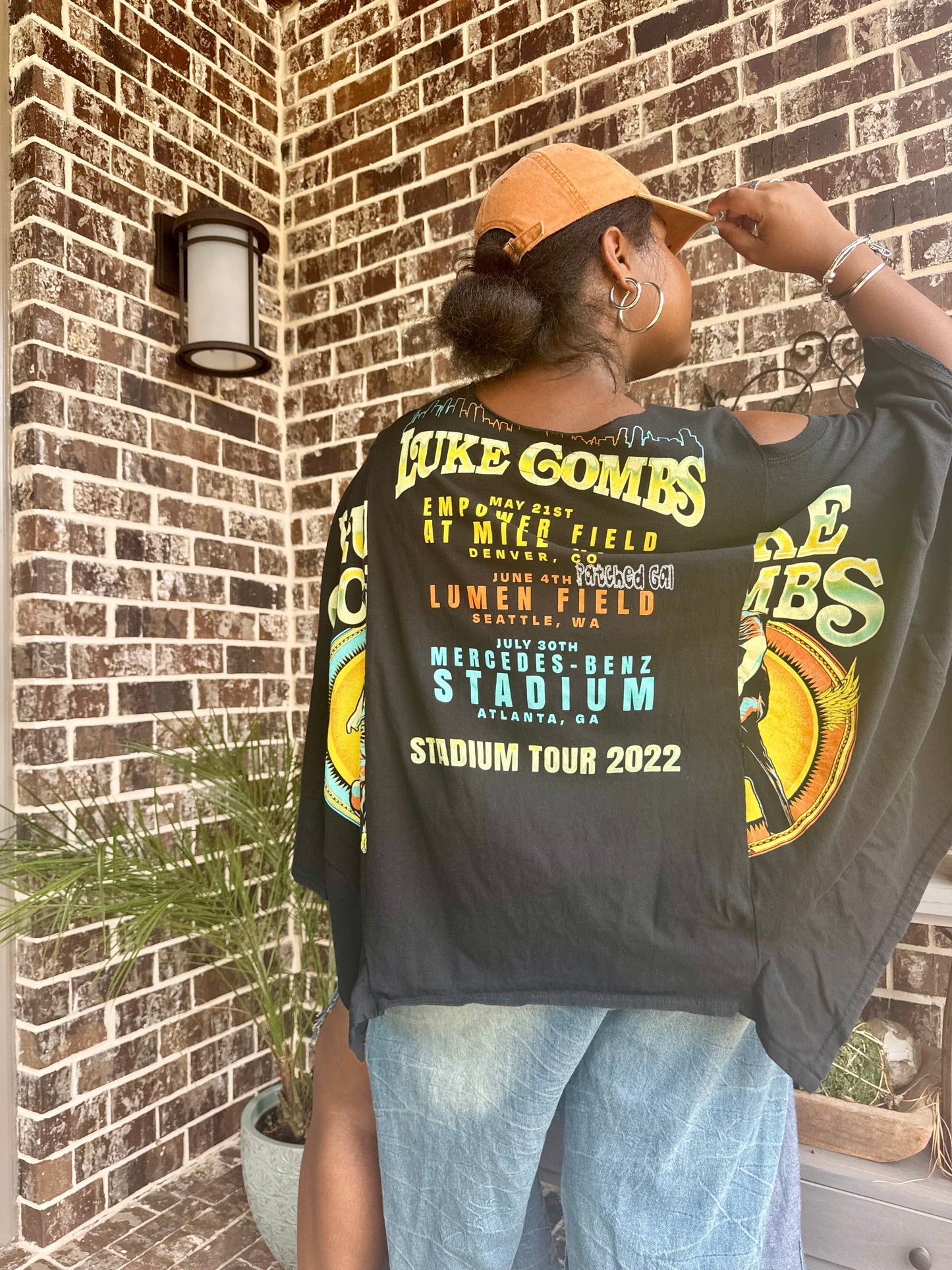 Small-2XL Luke Combs Cold Shoulder Tee