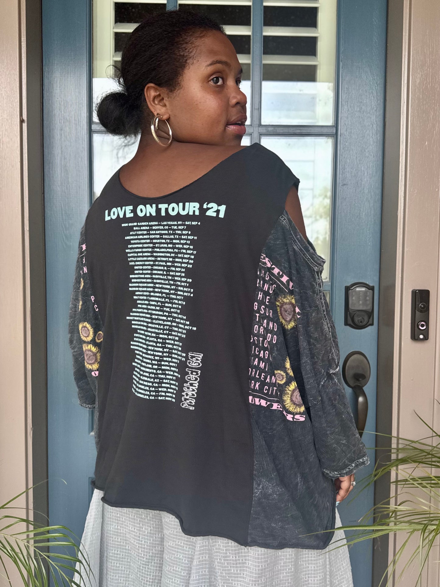 XXS-Extra Large Harry Styles Cold Shoulder Graphic Tee