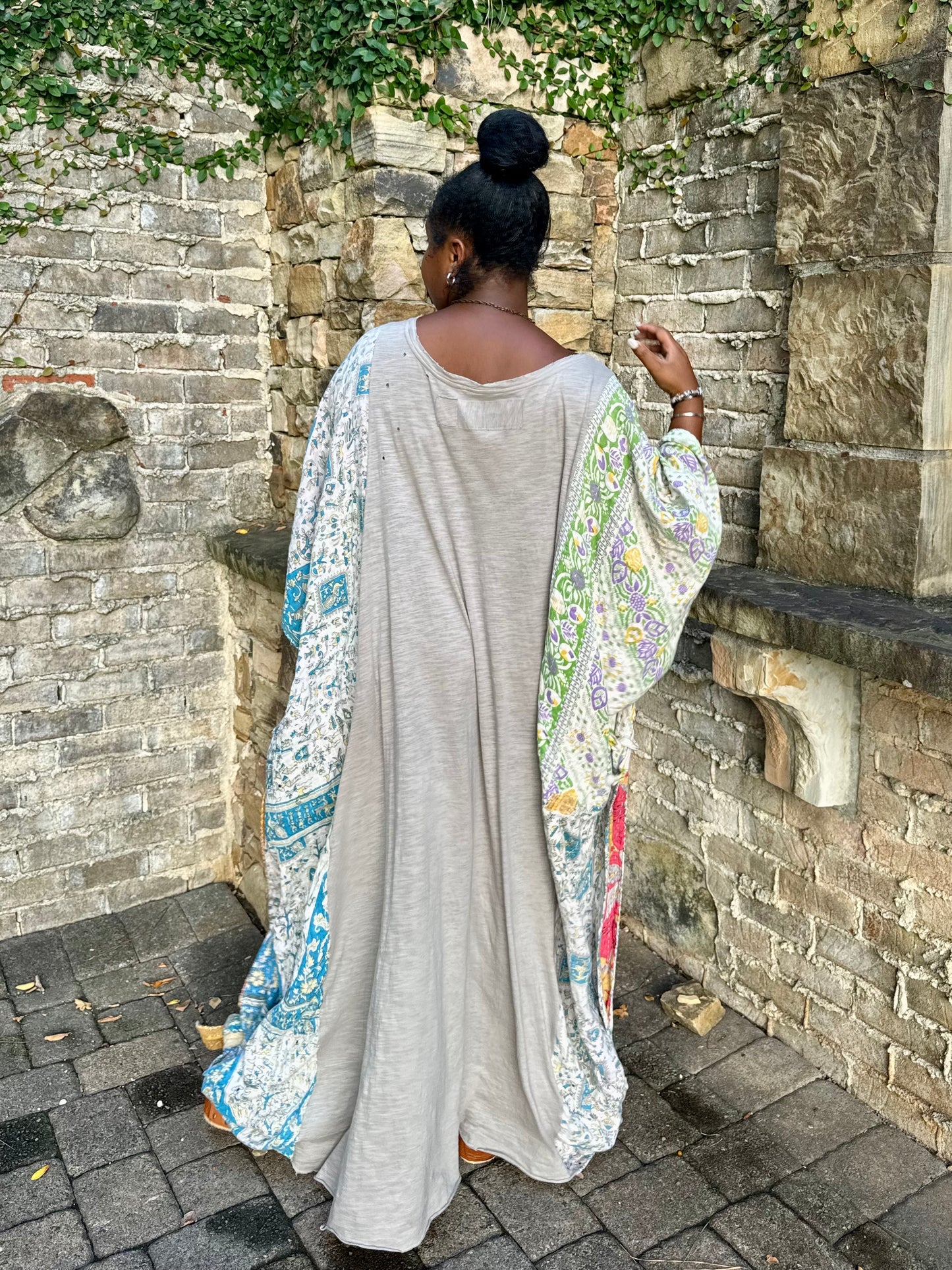 Large-4XL Hippie Maxi Dress