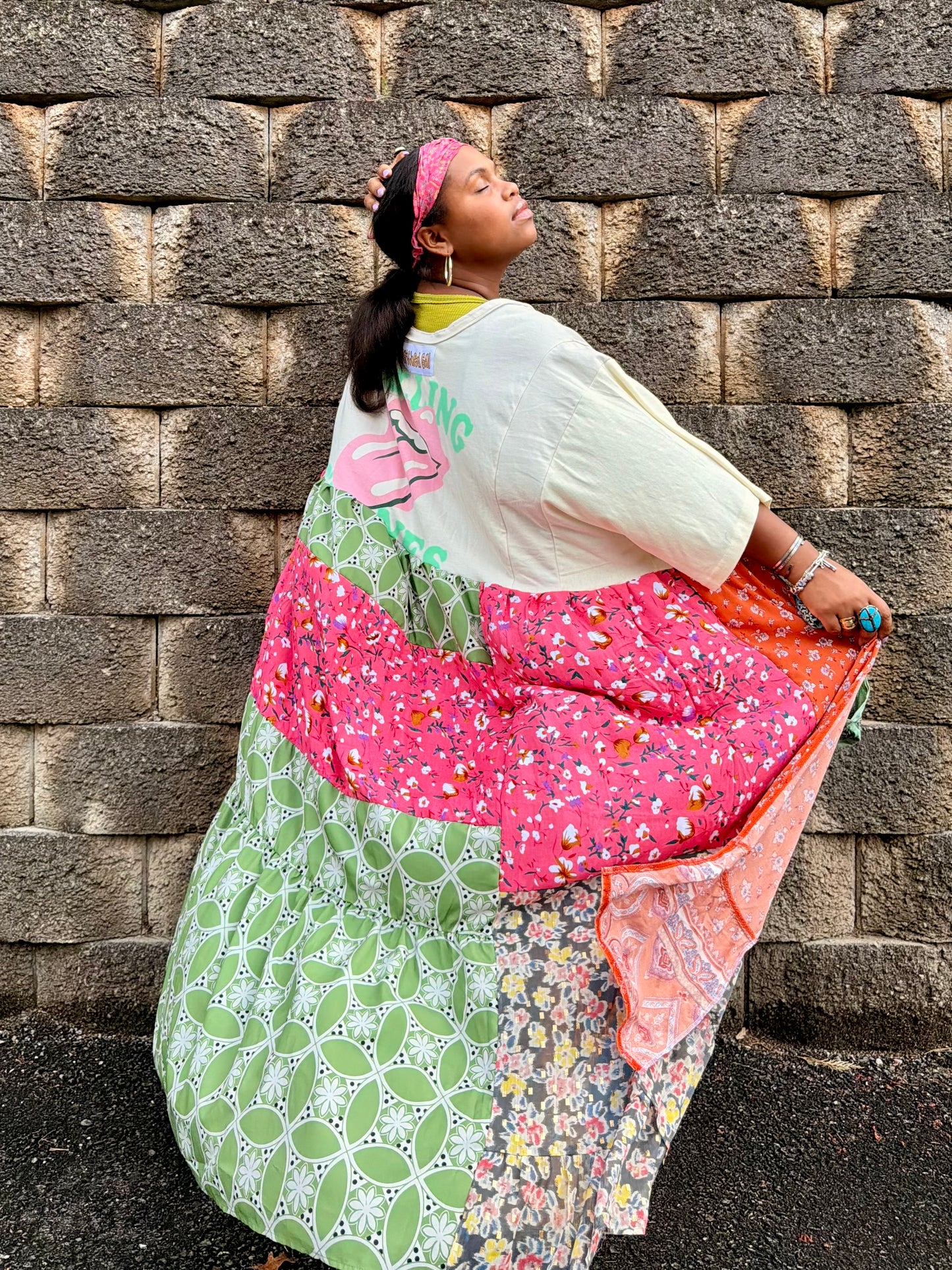 Extra Large-4XL Rolling Stones High Low Swing Tee