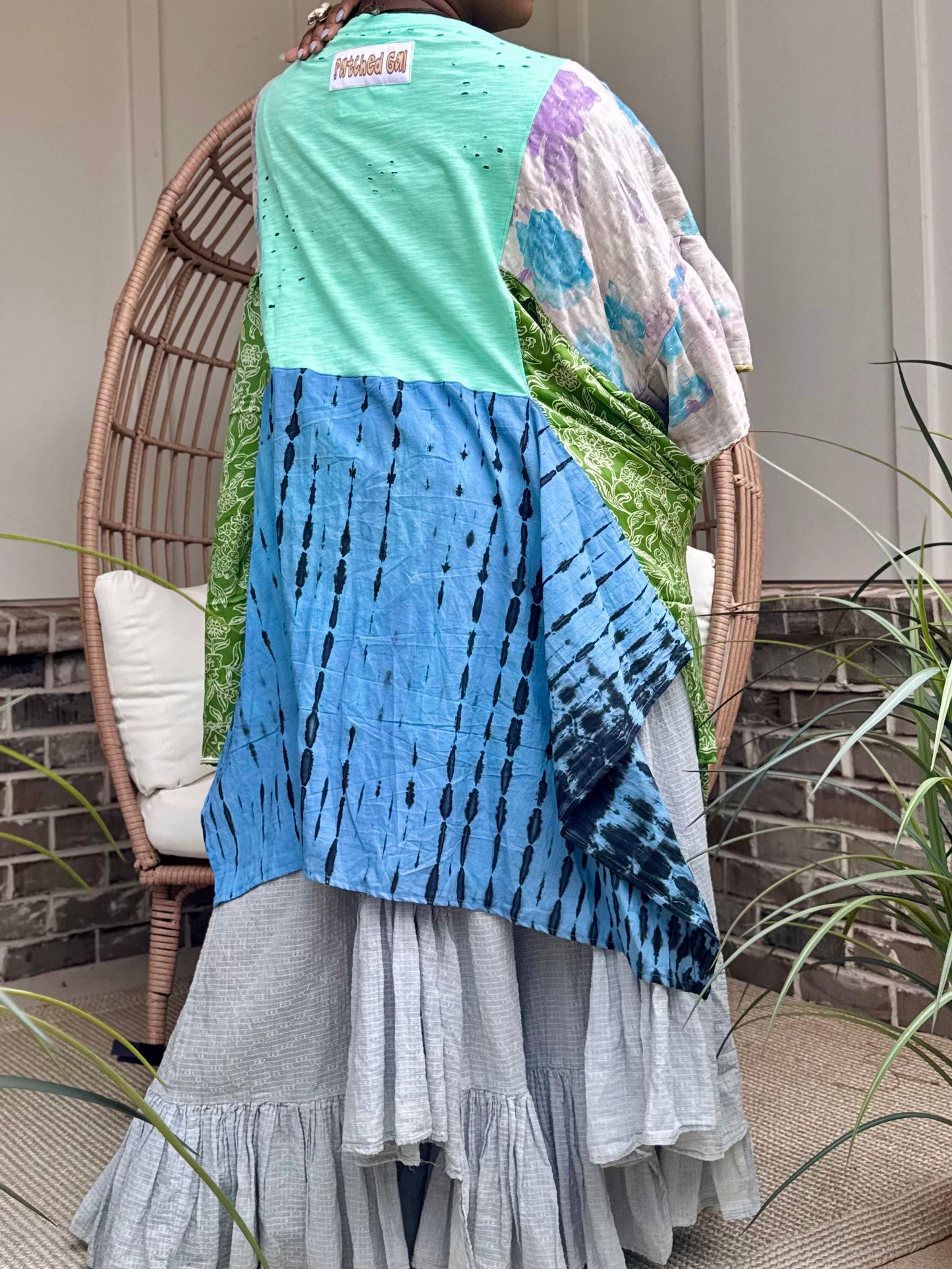 Small-3XL Butterfly Kaftan Poncho