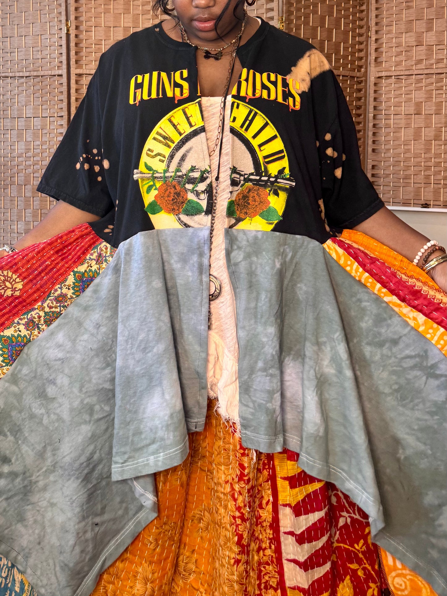 Medium- 3XL Guns N Roses Maxi Tee Duster