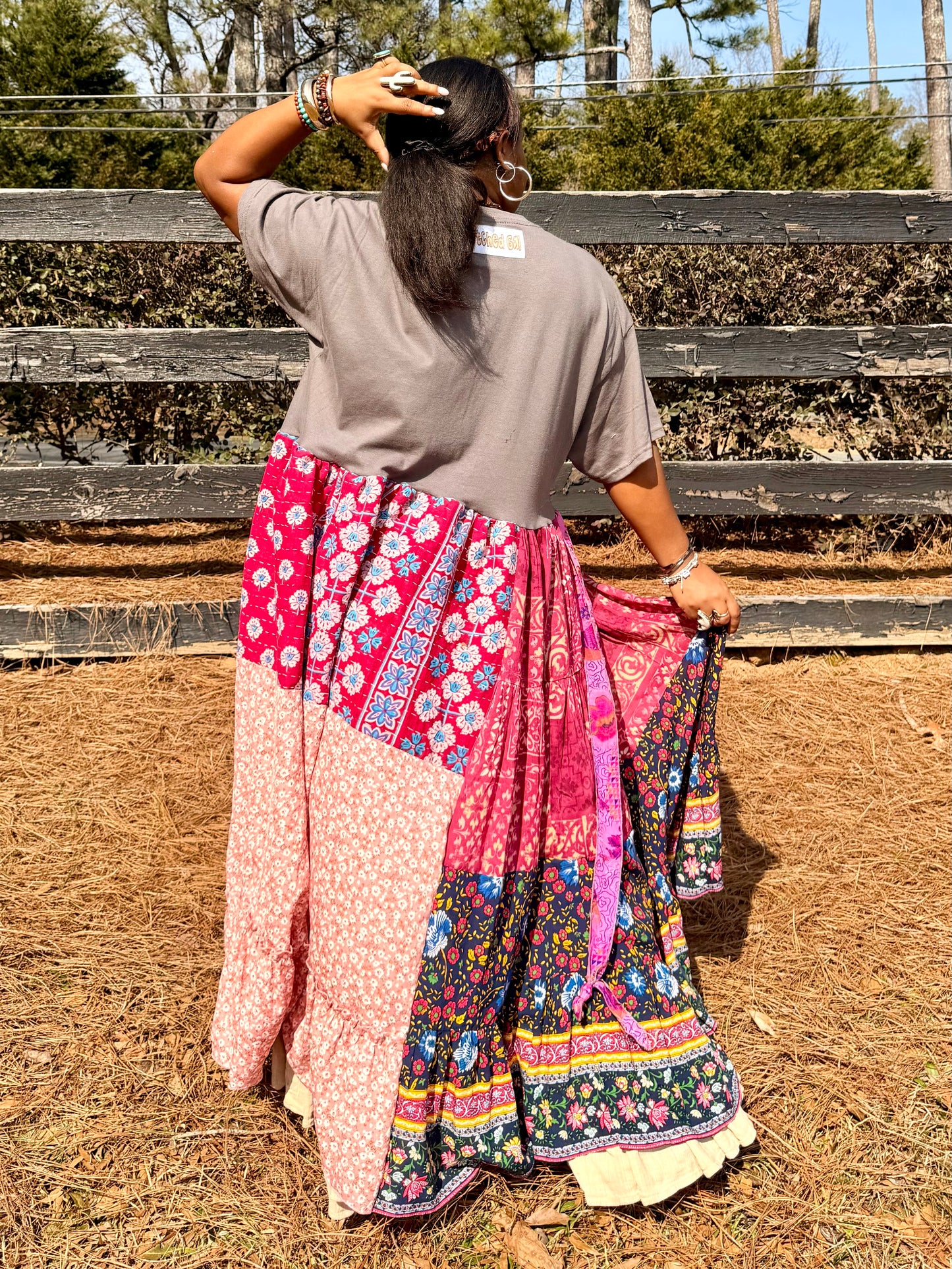 Large-2XL Living Peace Maxi Tee