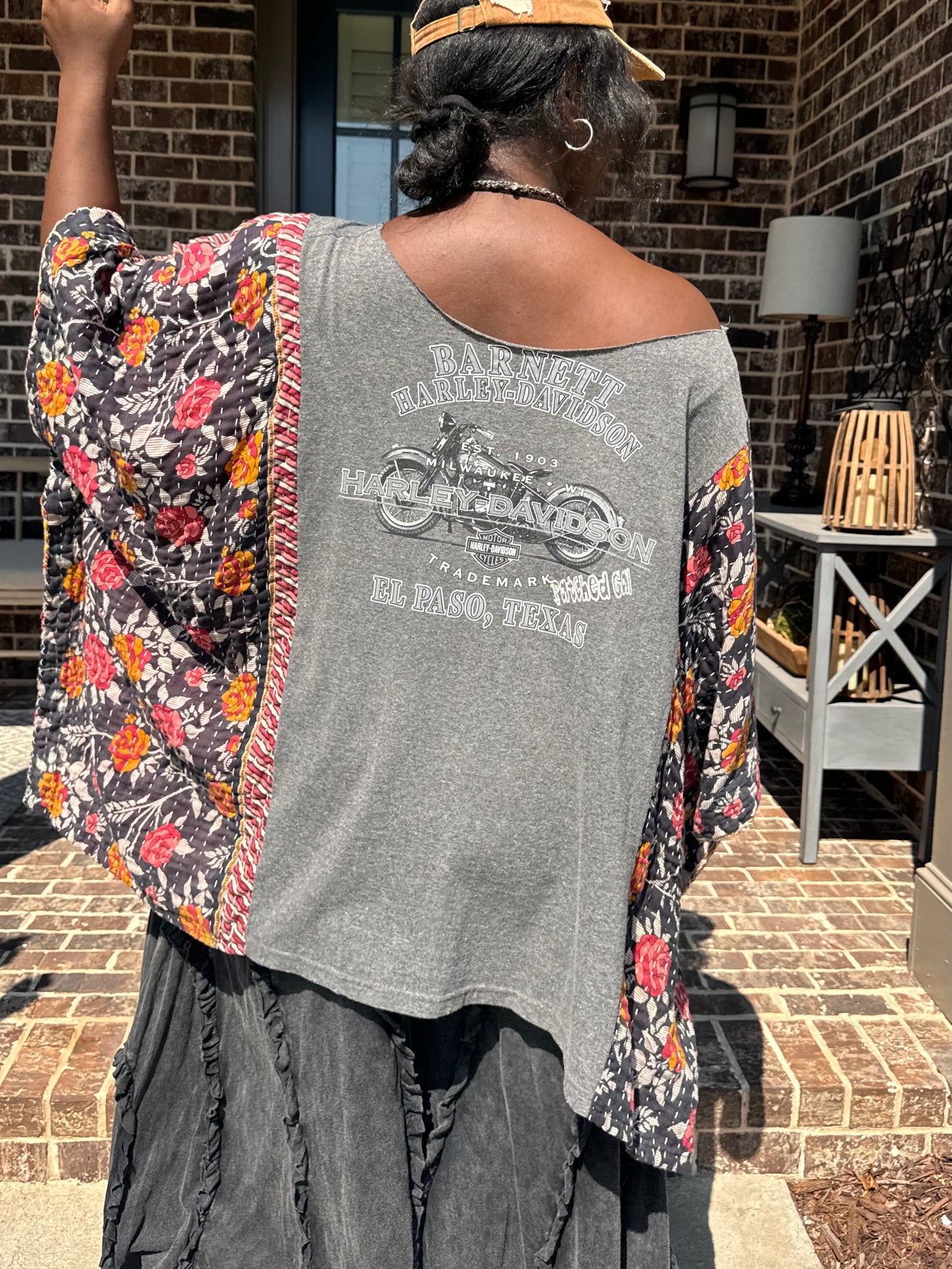 Small-2XL Harley Davidson Kaftan Poncho