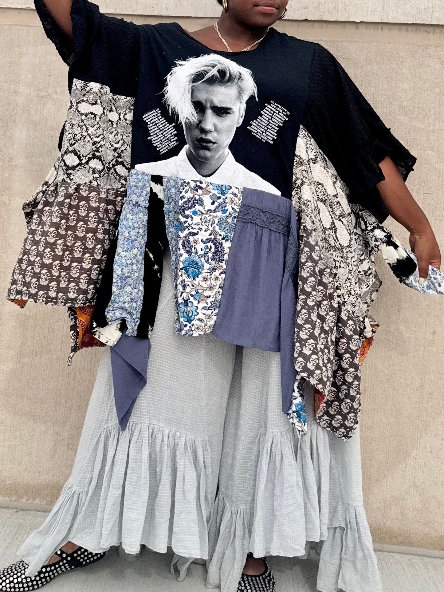 Large-5XL Justin Bieber Kaftan Poncho