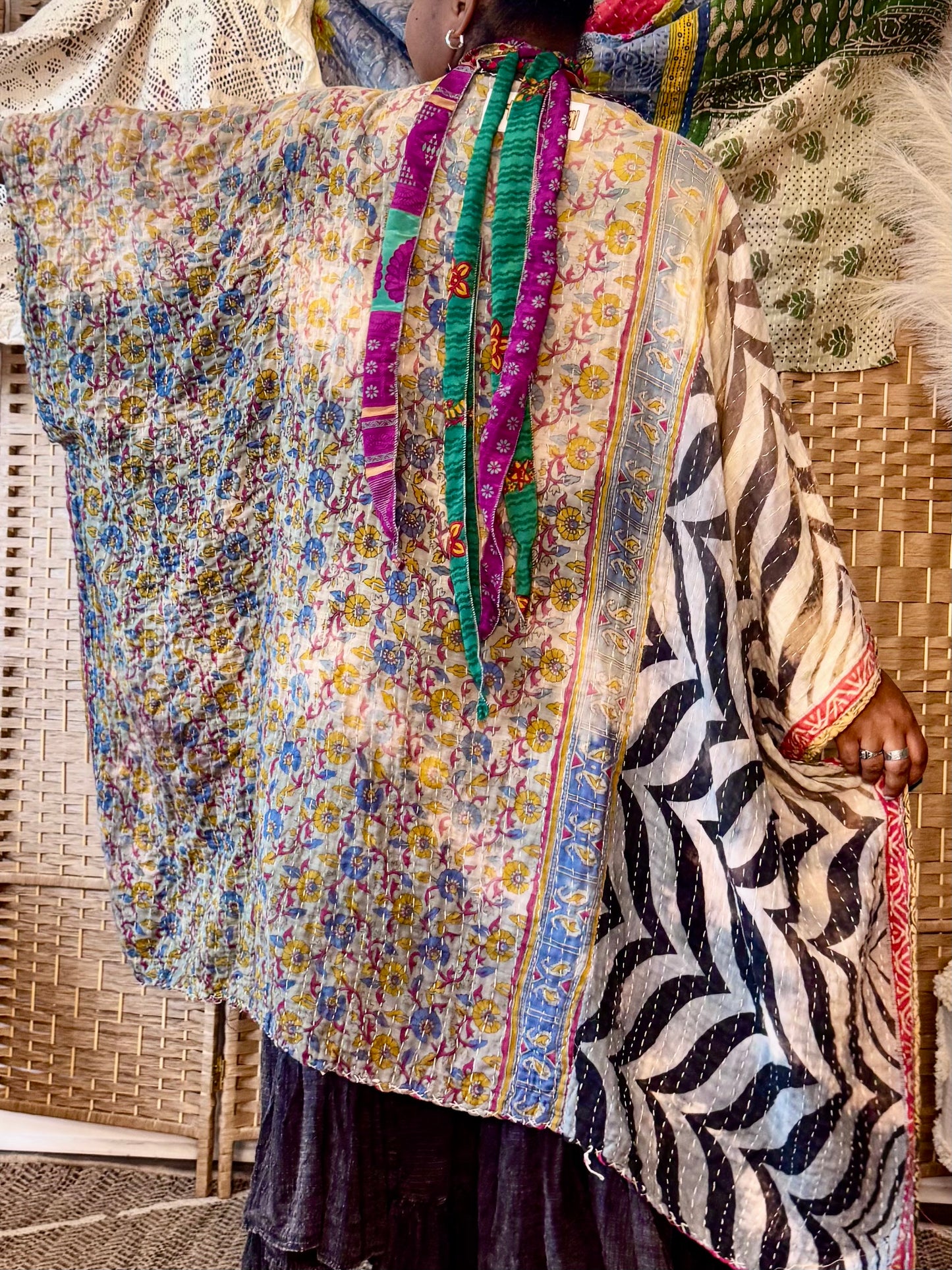 Small-4XL ACDC Kimono Tee