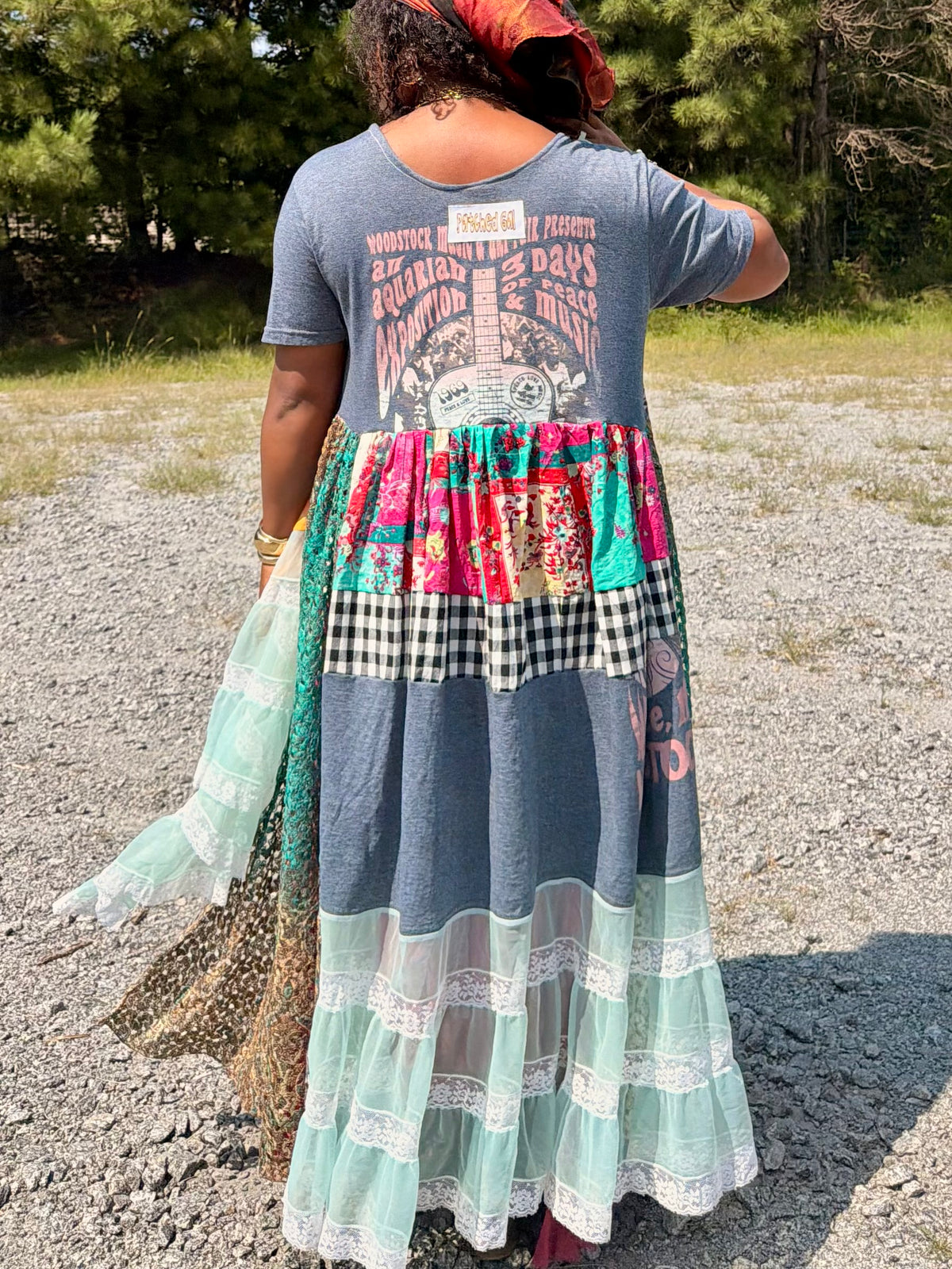 Large-3XL Woodstock High Low Swing Tee