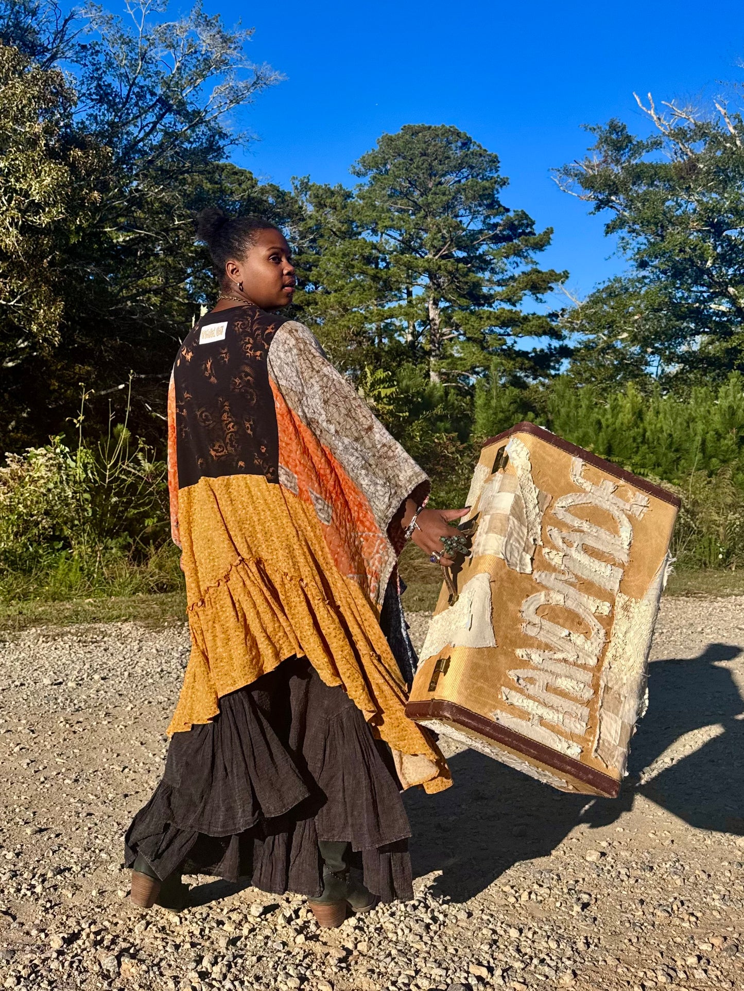 Small-3XL Jonny Cash Kaftan Poncho