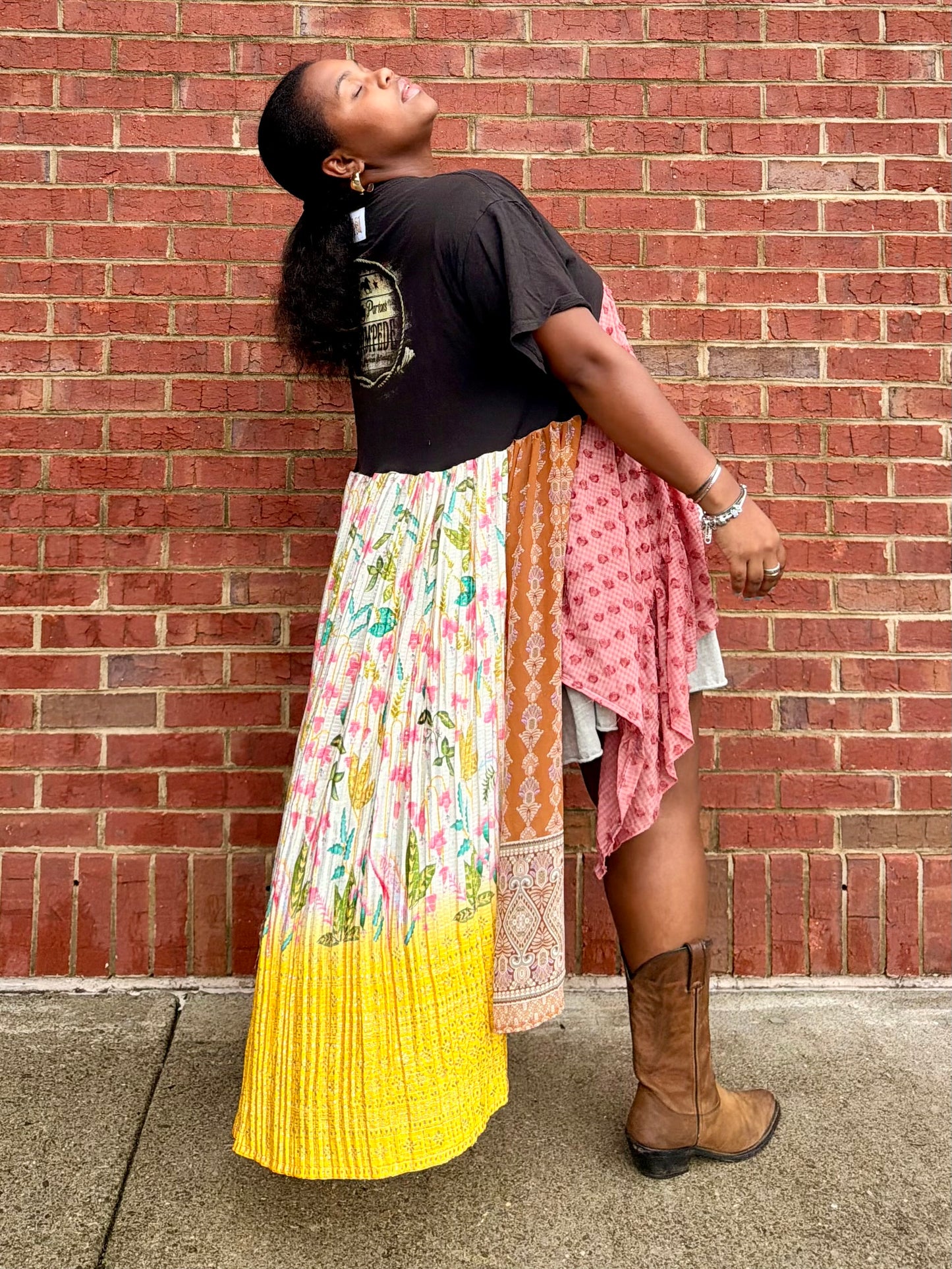XXS- Extra Large Dolly Parton High Low Swing Tee