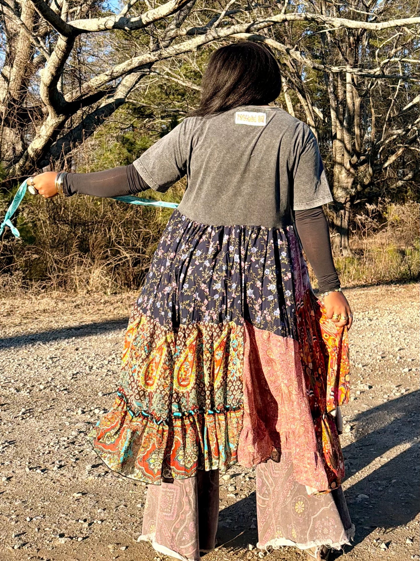 Small- Extra Large Wild West Maxi Tee