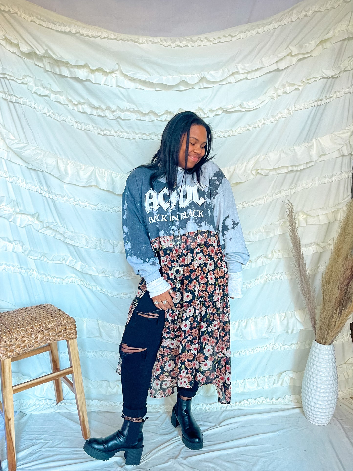 Plus Size ACDC Maxi Tee