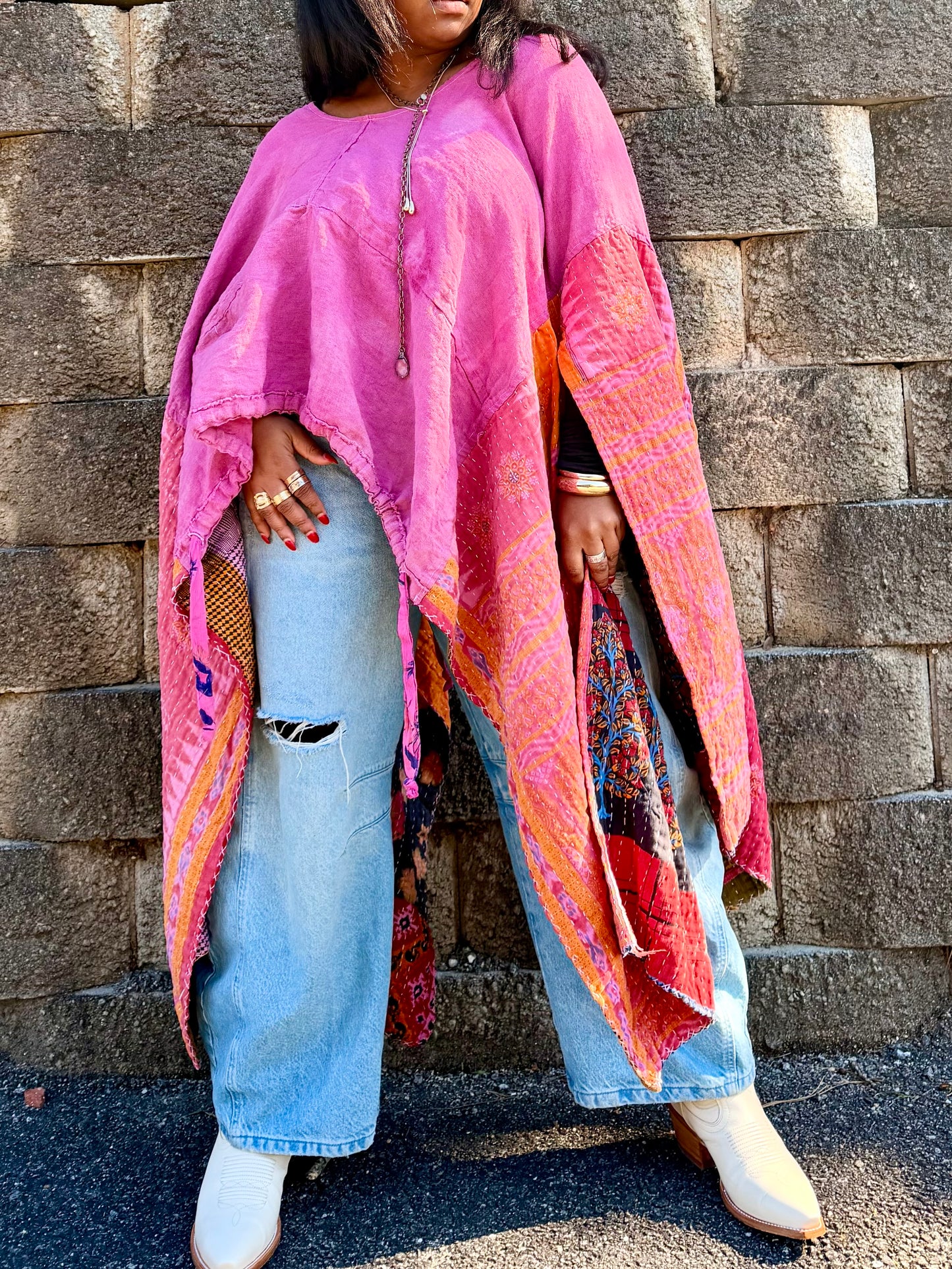 1XL-5XL Kantha Maxi Tee