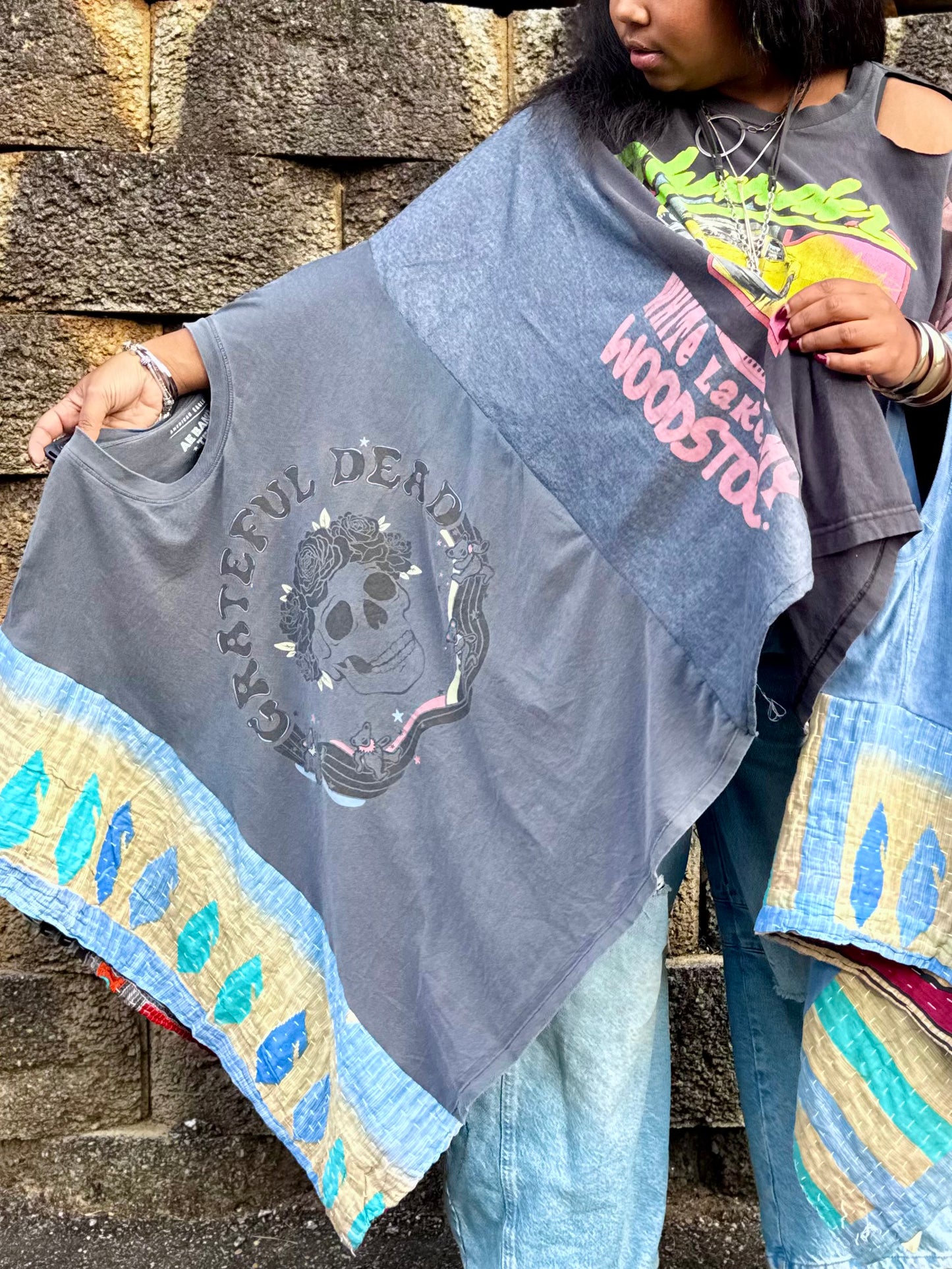 Large-5XL Thunderbird/ Grateful Dead/ Hippie Bus Trio Tee