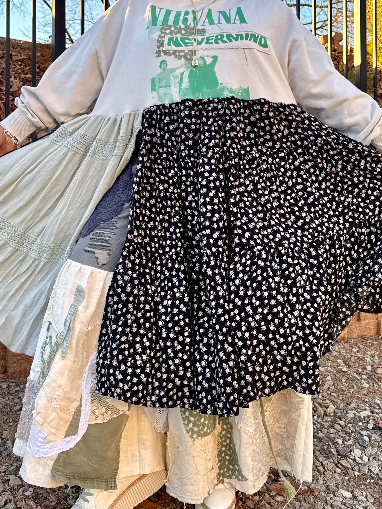 Small-Extra Large Nirvana Maxi Tee