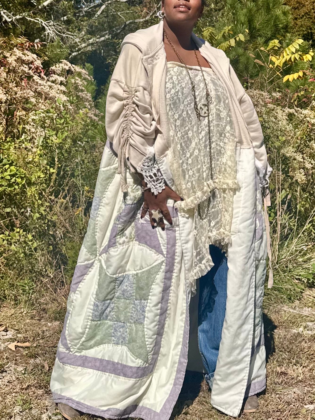 Large-3XL Quilted Duster