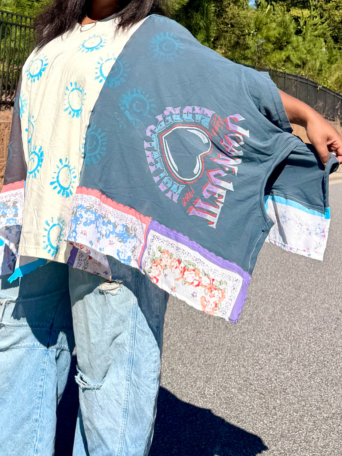 Small-2XL Joan Jett Poncho Tee
