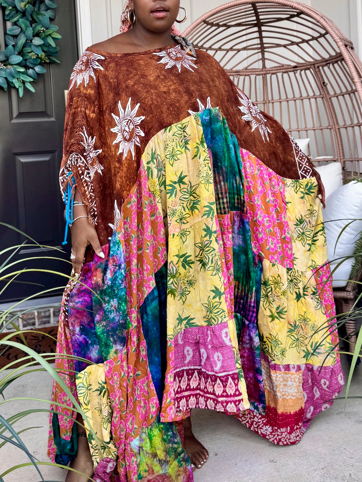Large-6XL Sunshine Kaftan Dress