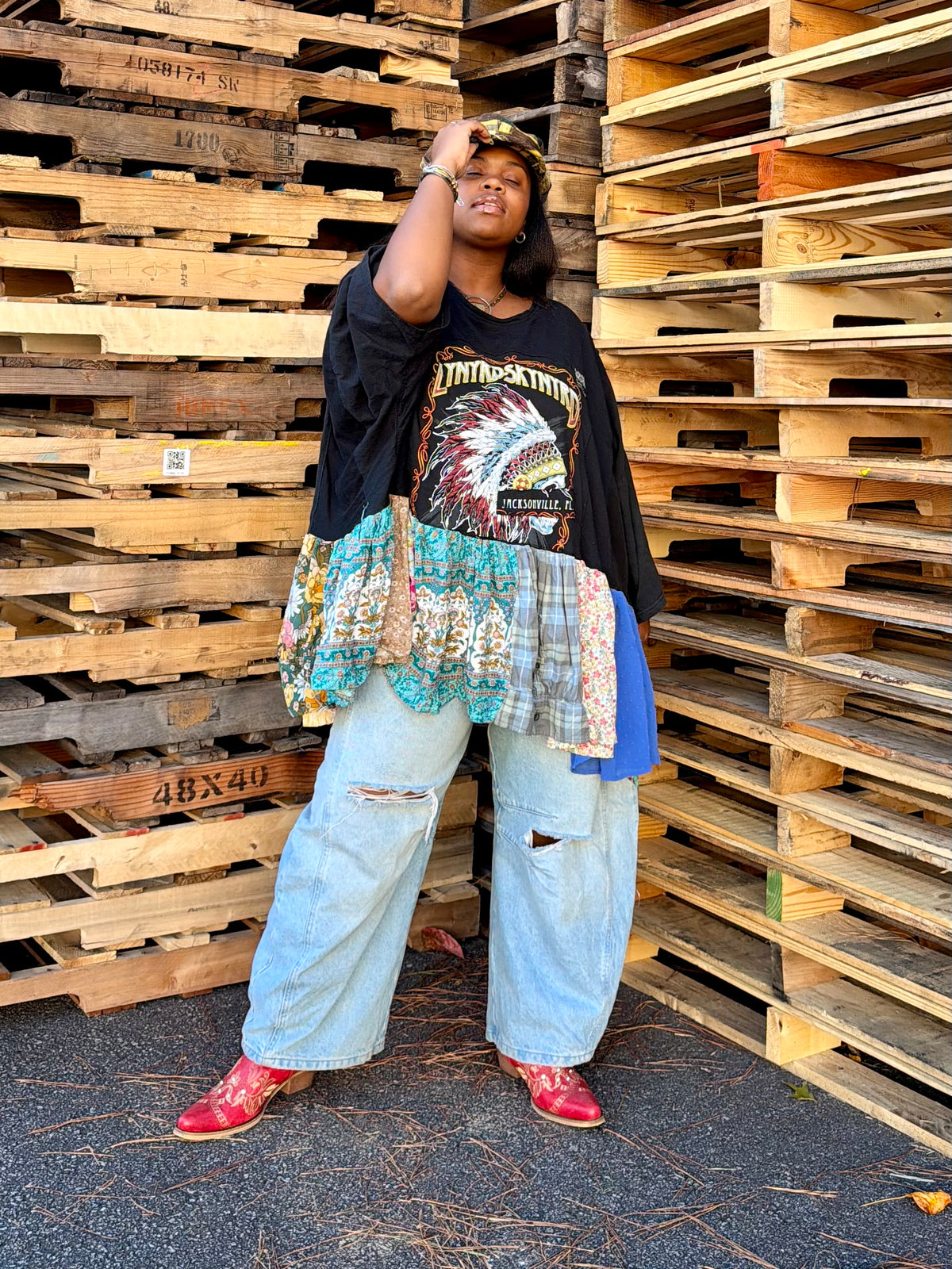 2XL-6XL Lynard Skynard Midi Tee