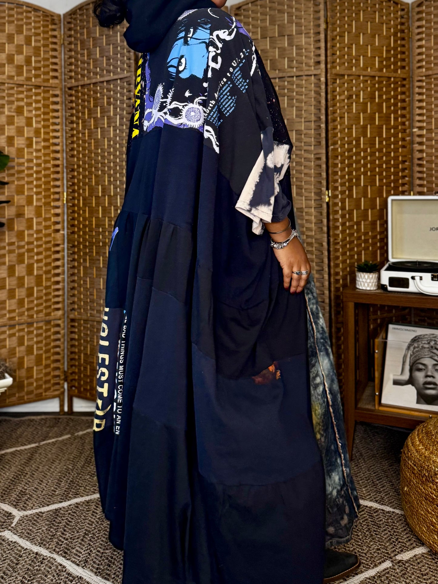 Small-3XL Nirvana/The Cure Hooded Duster