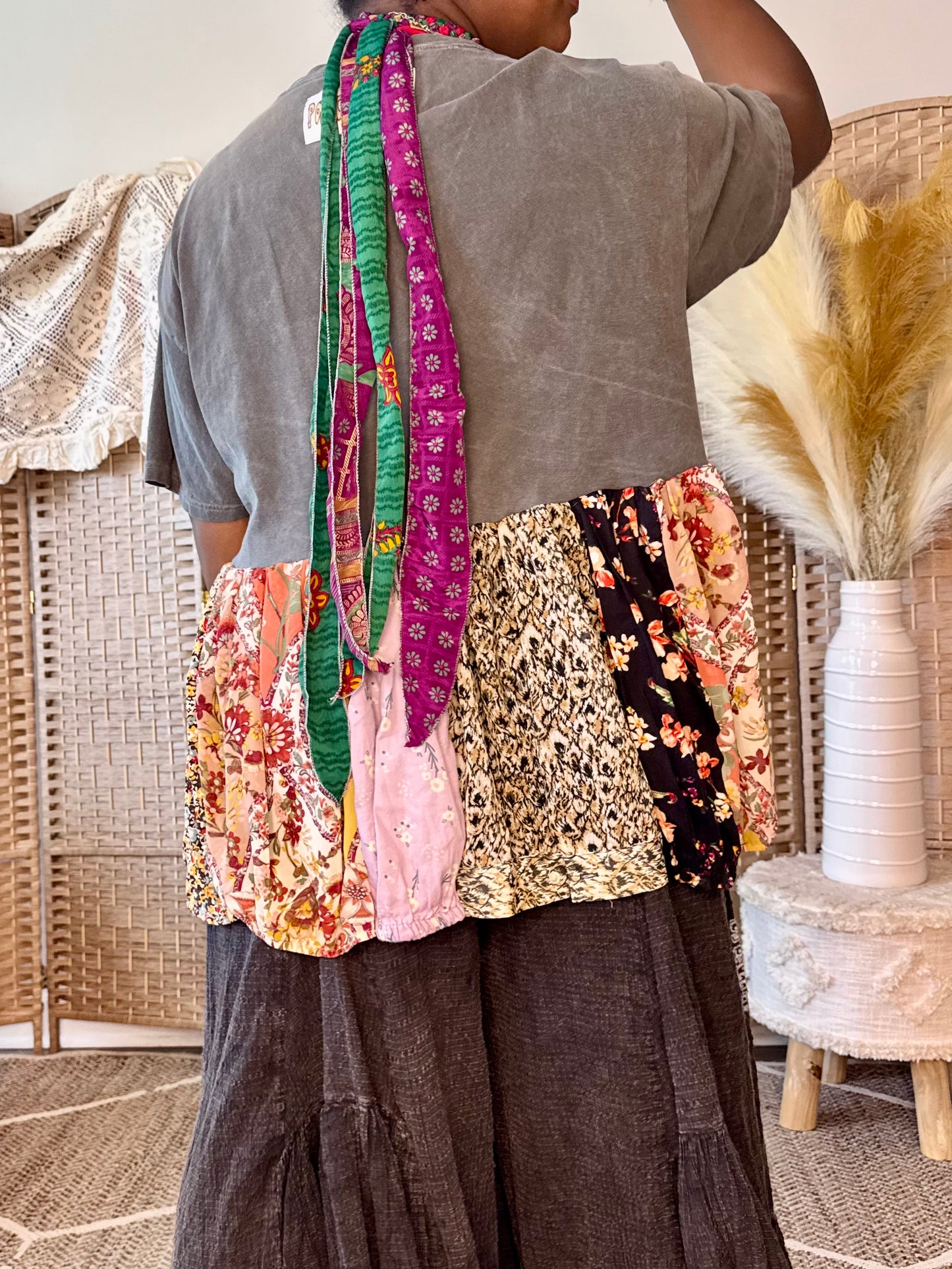 XXS-Extra Large Skull Midi Tee