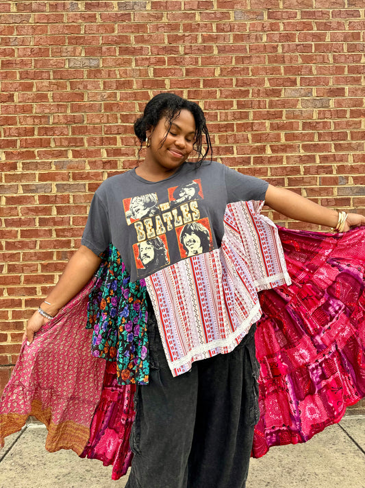 Extra Small- Large The Beatles High Low Swing Tee