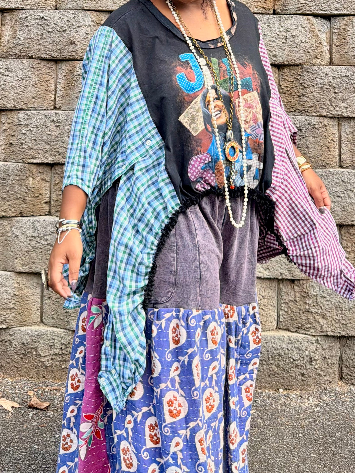 Medium-2XL Jill Scott Poncho Tee