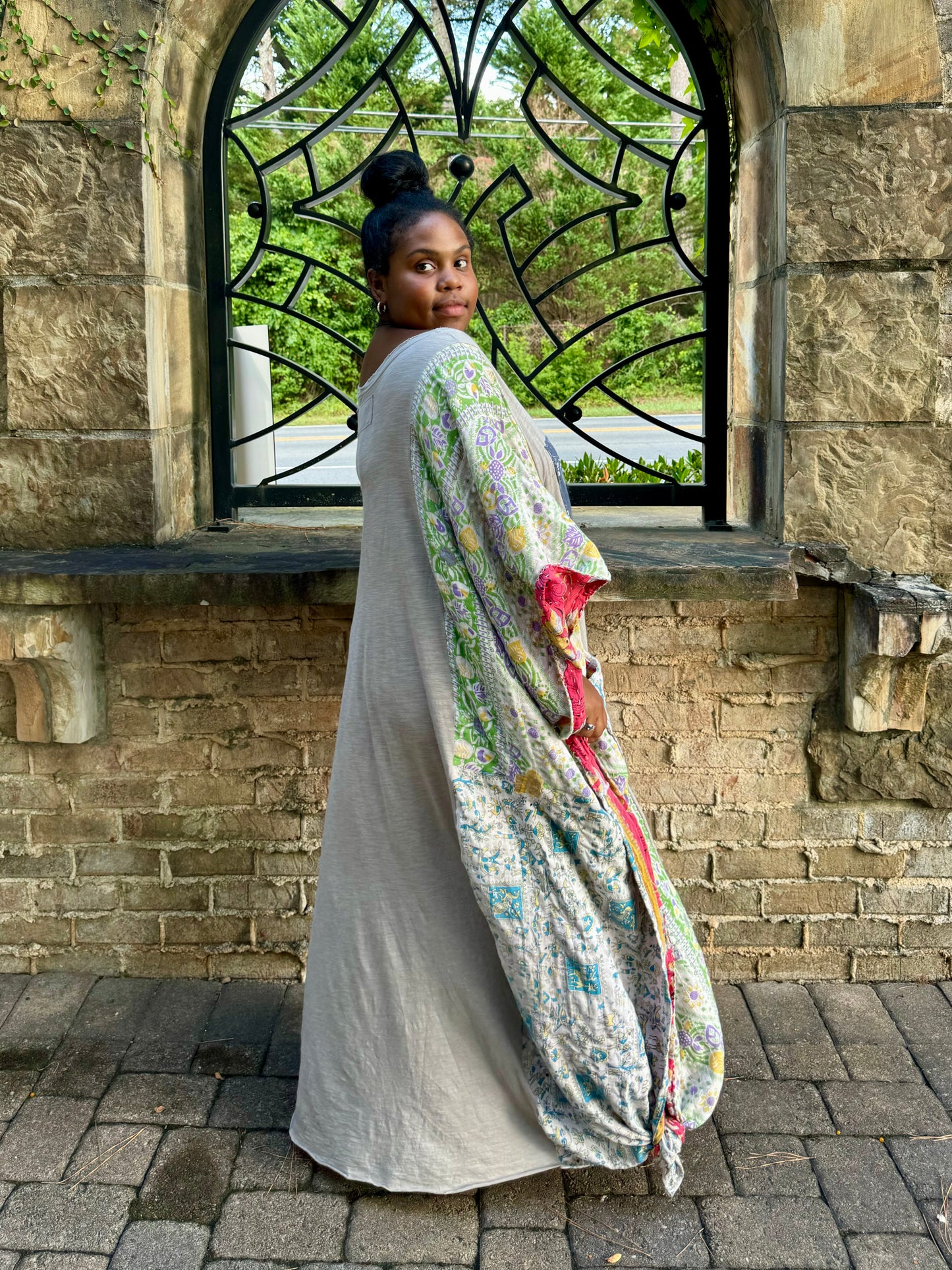 Large-4XL Hippie Maxi Dress