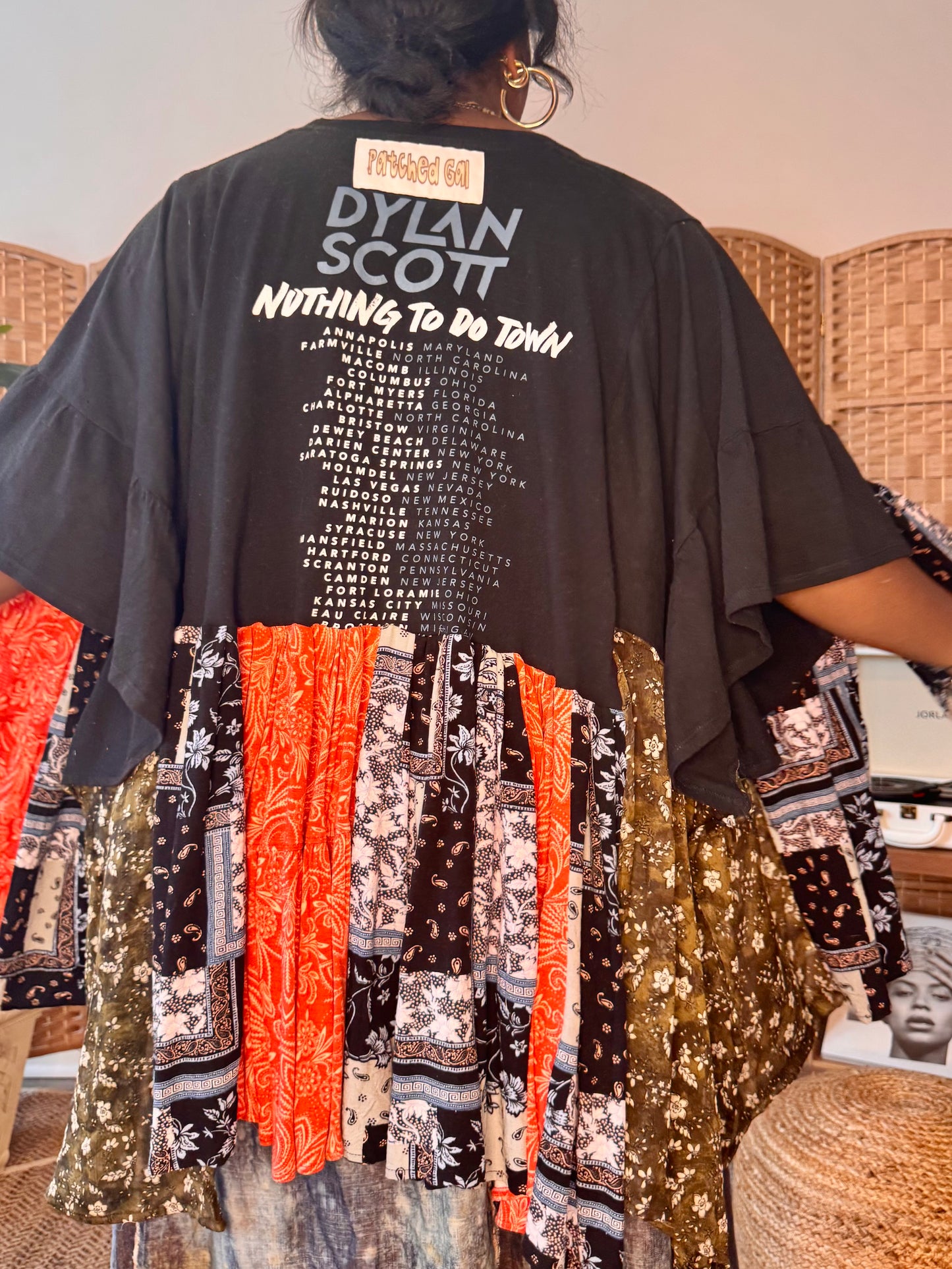 XXS-2XL Dylan Scott Midi Tee Kimono