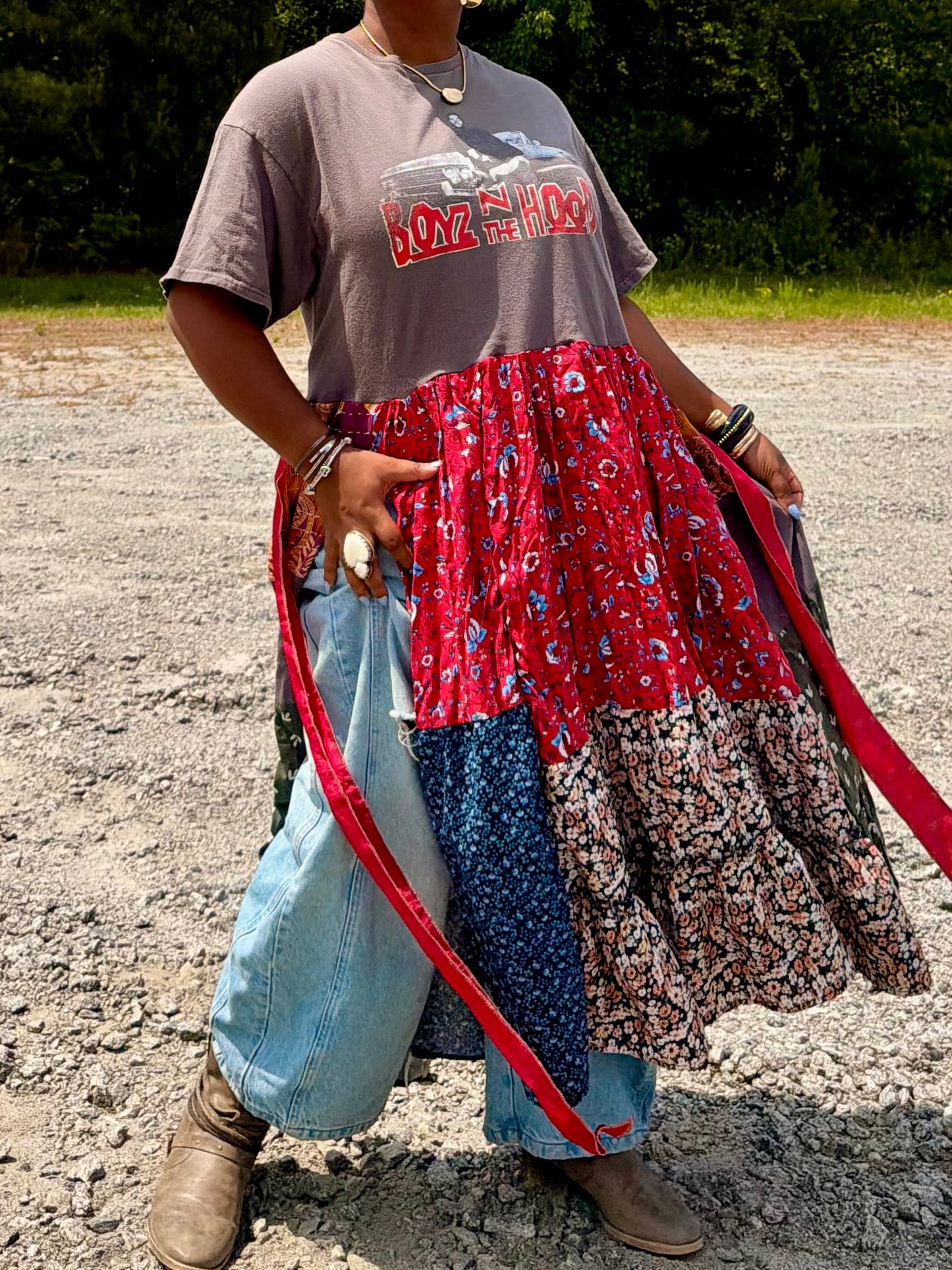 Large-2XL Boyz In The Hood Maxi Tee