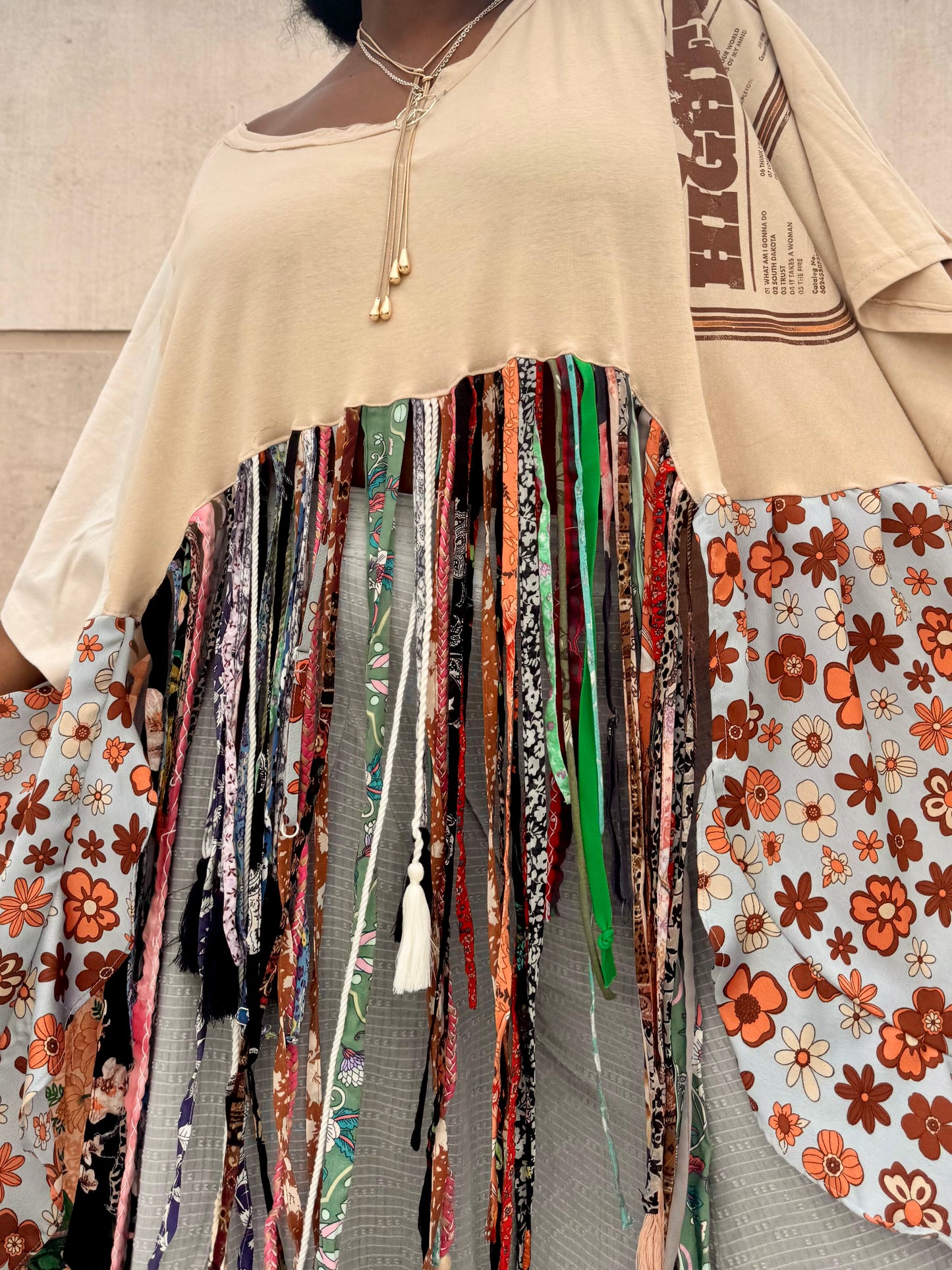 Medium-2XL Chris Stapleton Fringe Maxi Tee