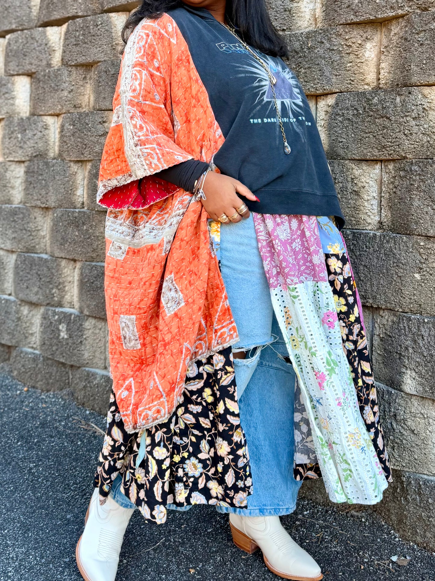 XXS-Extra Large Pink Floyd Kaftan Hoodie