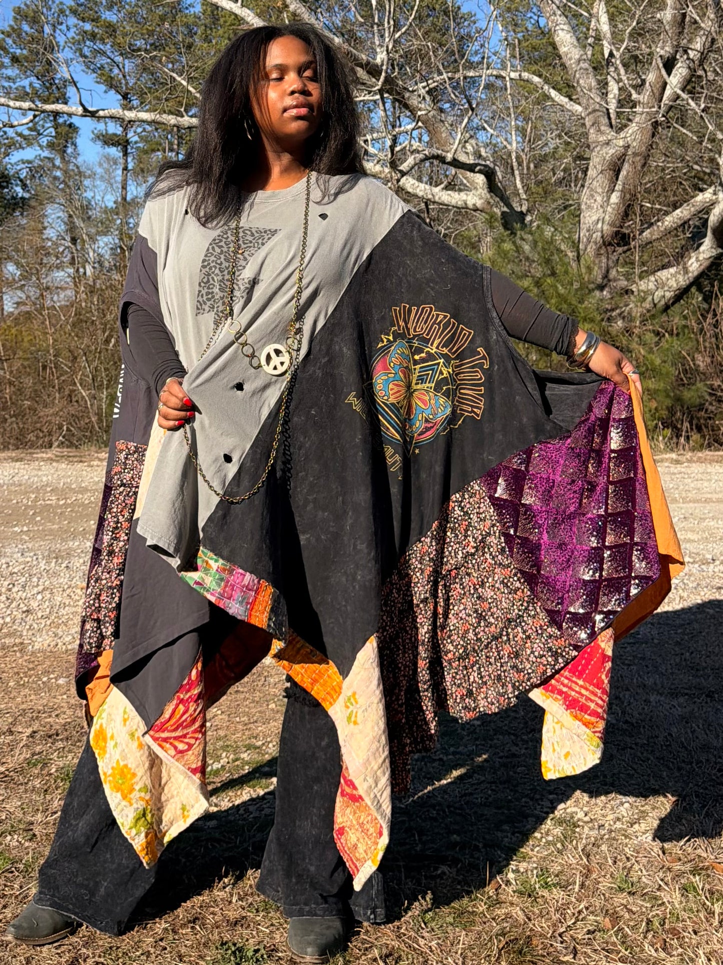 Extra Large-5XL Rolling Stones/ World Tour/ Lightening Bolt Trio Tee