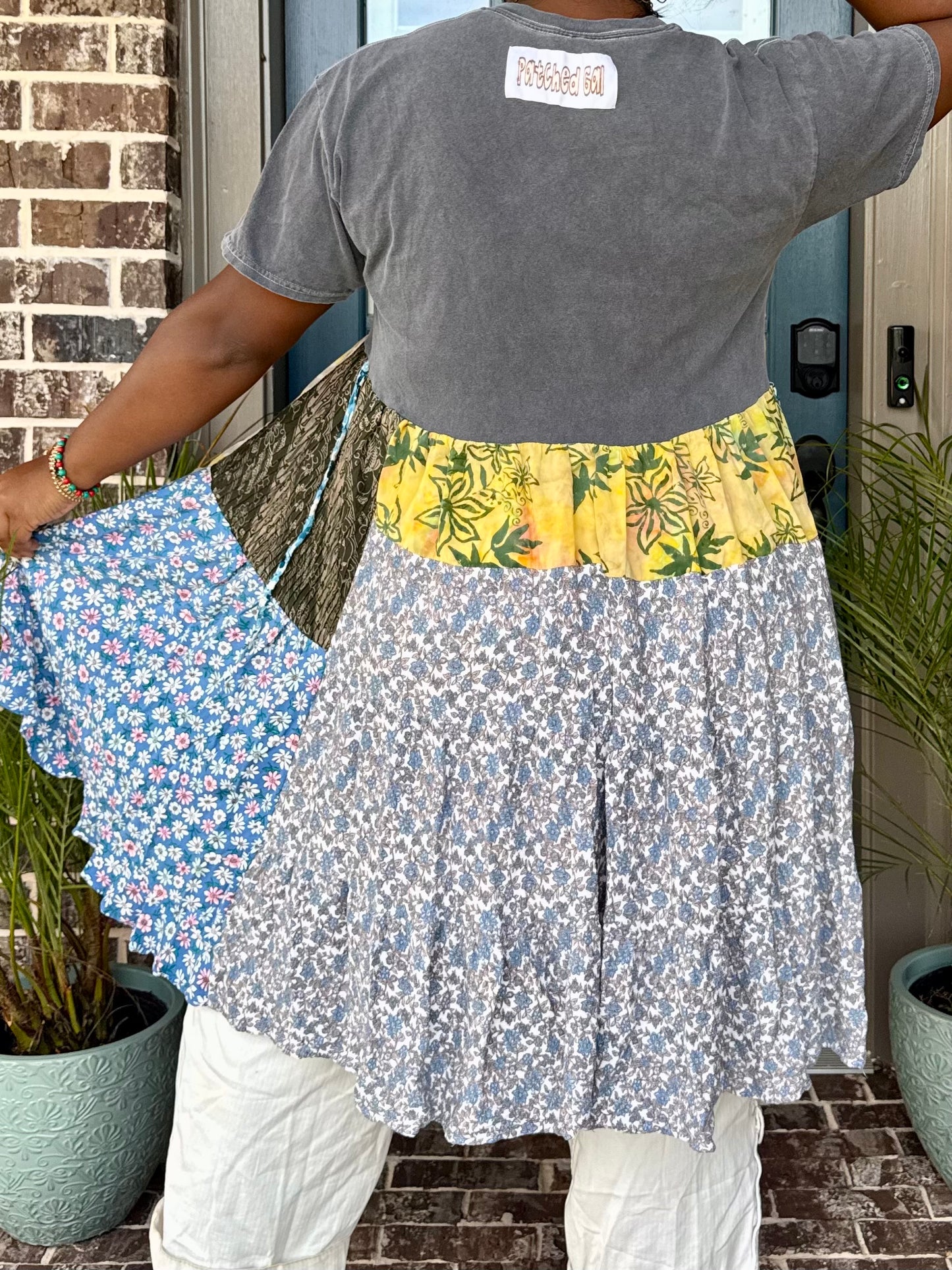 XXS-Medium Metallica Maxi Dress