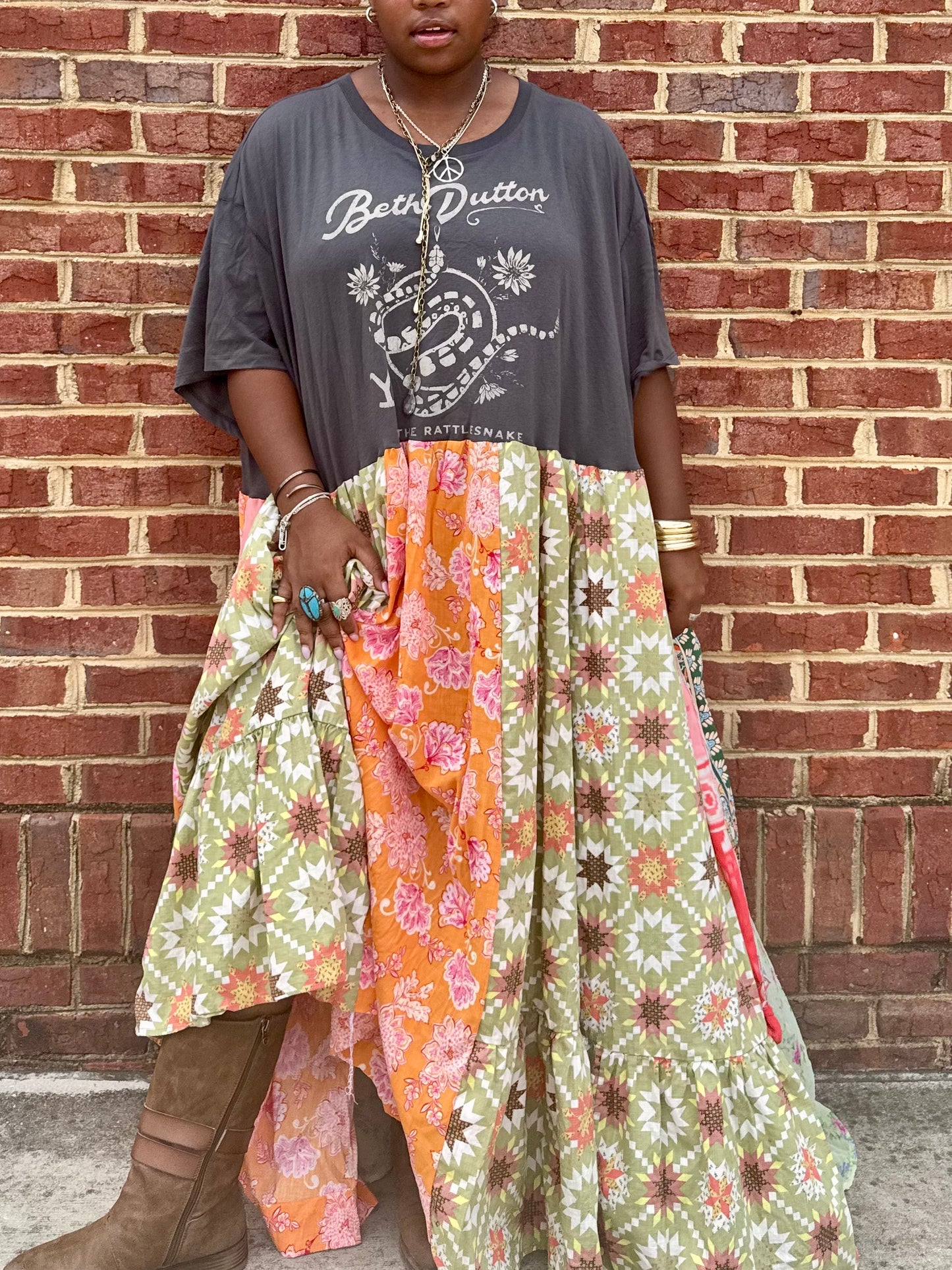 2XL-5XL Beth Dutton Maxi Dress