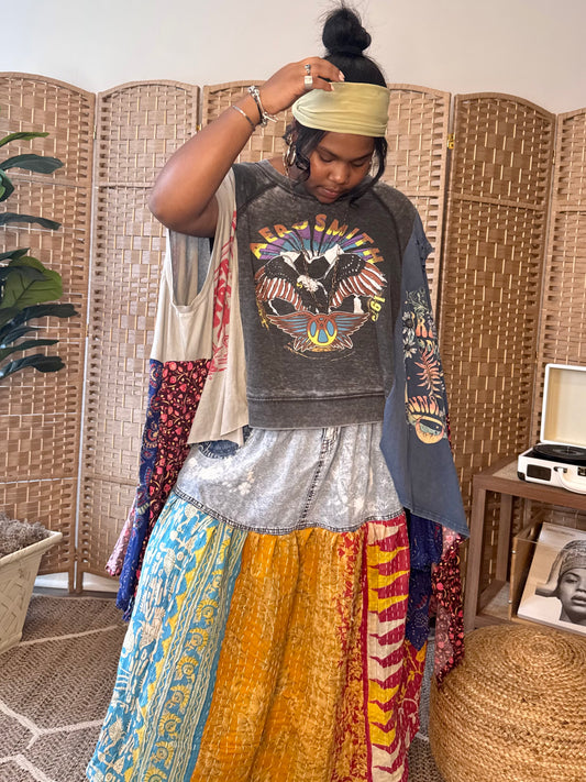 XXS-Extra Large Aerosmith/Black Sabbath Butterfly Tee