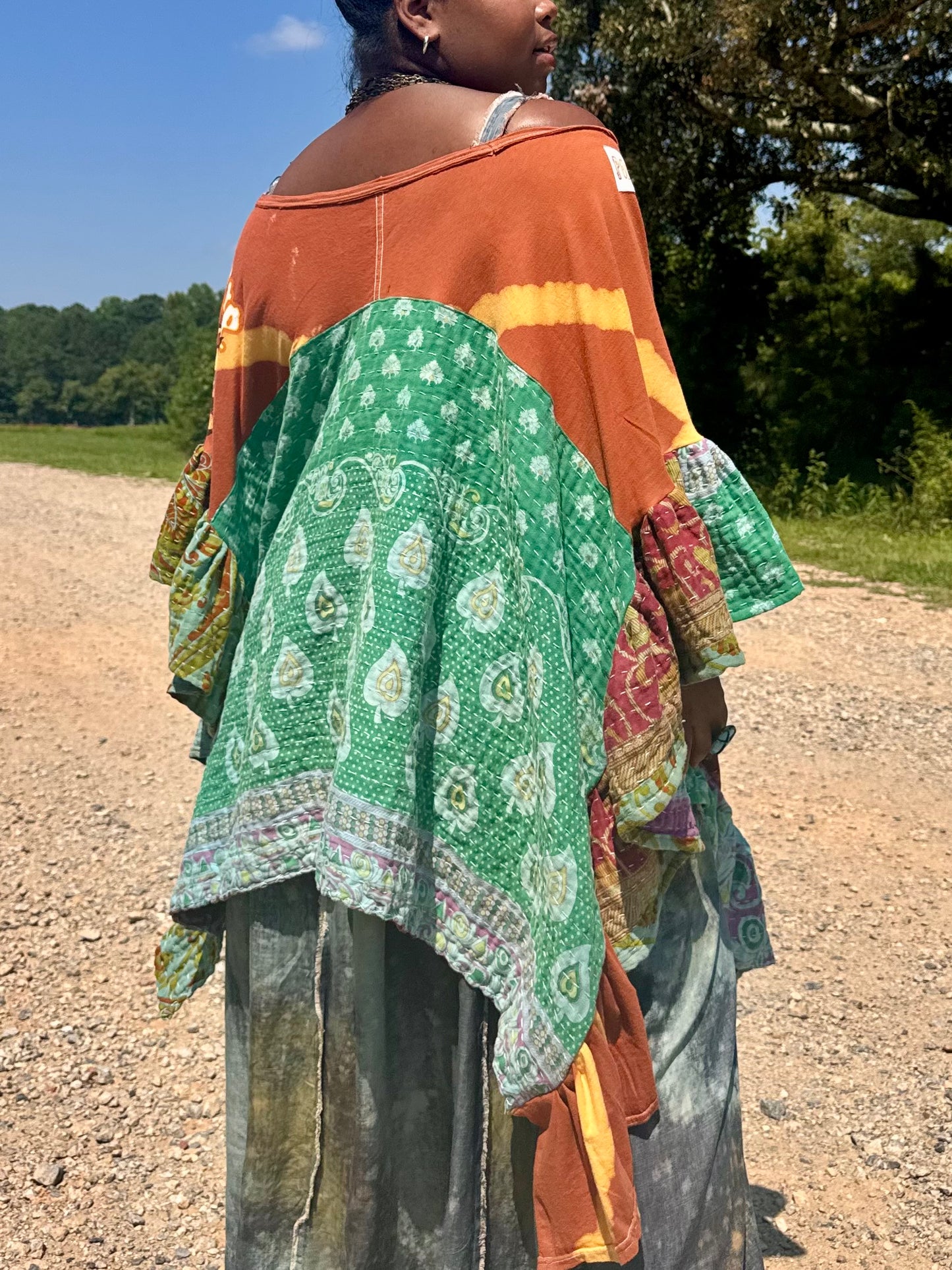 Medium-5XL Sublime Kaftan Poncho