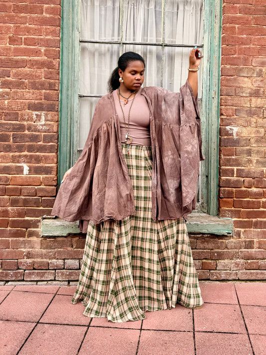 Small-3XL Faded Brown Duster