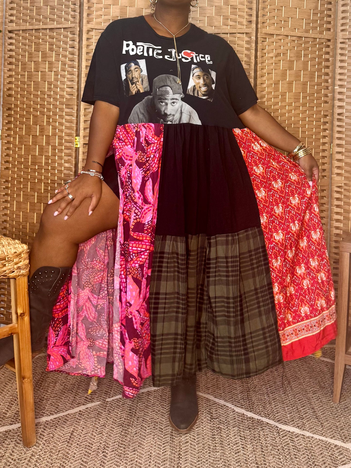 Medium-2XL Poetic Justice Maxi Tee