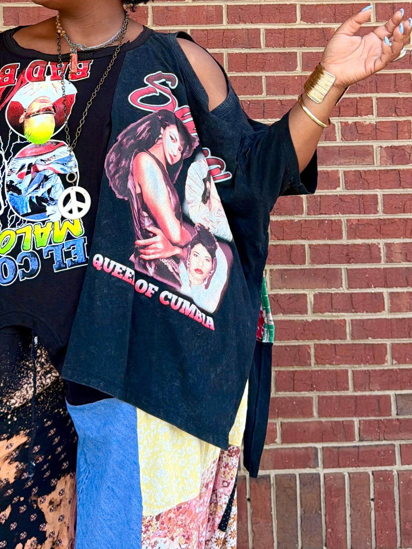 XXS-1XL Selena/Bad Bunny Split Tee