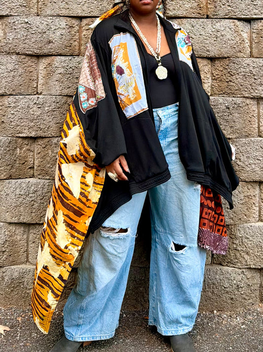 Extra Large-5XL Patchwork Luxury Jacket