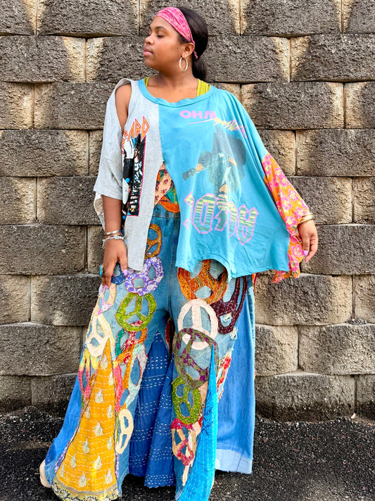 XXS-Extra Large ACDC/Deff Leppard Fleet Split Tee