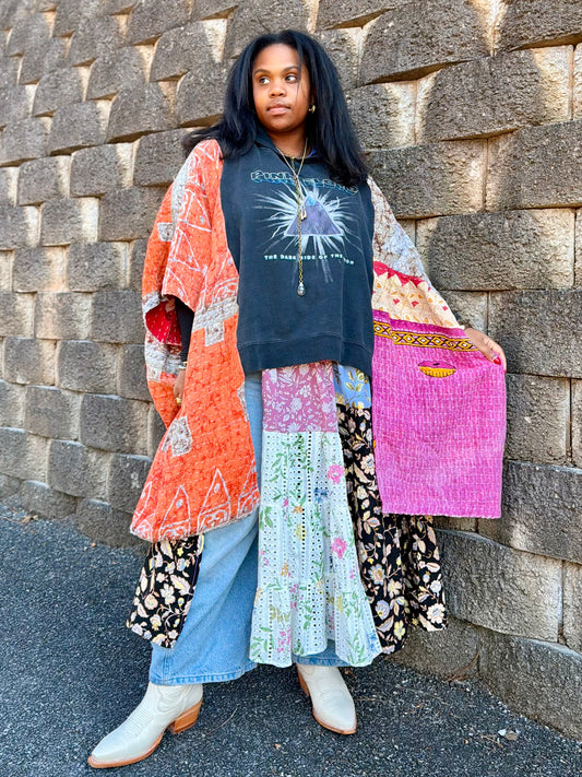 XXS-Extra Large Pink Floyd Kaftan Hoodie